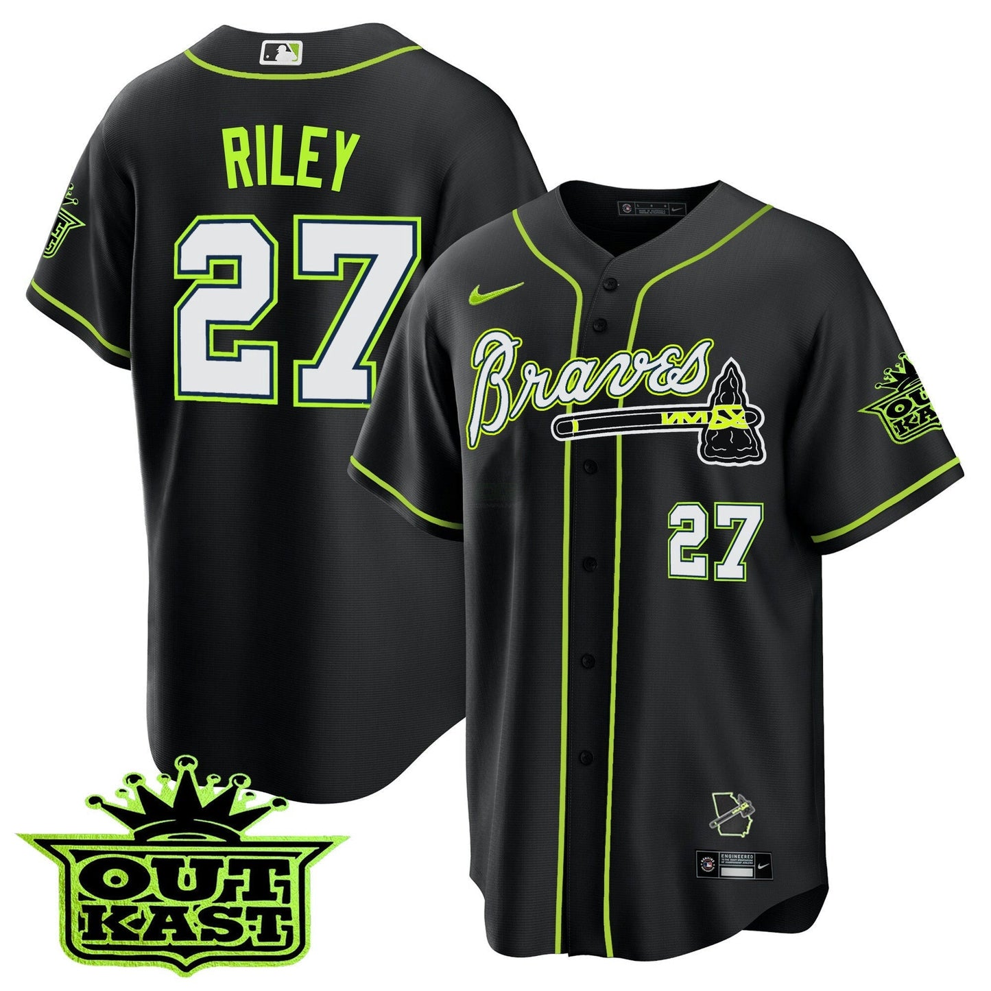 Camisa MLB Men’s Atlanta Outkast Cool Base Jersey V2
