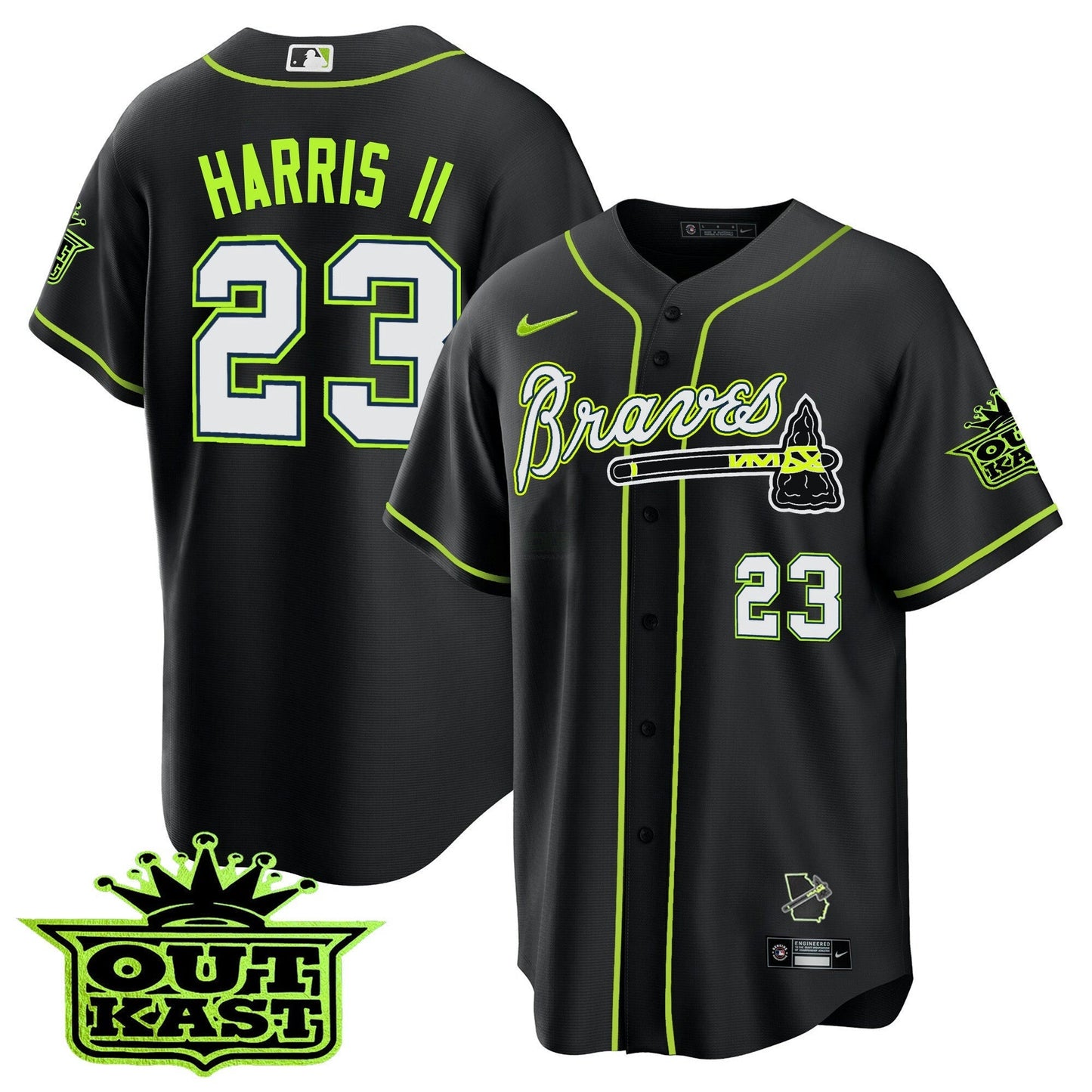 Camisa MLB Men’s Atlanta Outkast Cool Base Jersey V2