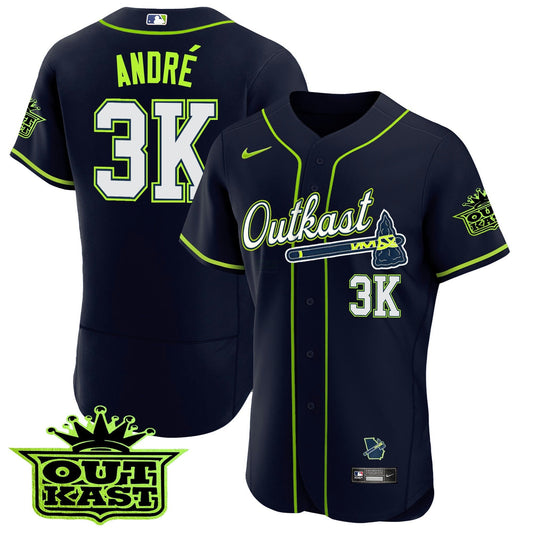 Camisa MLB Men’s Atlanta Outkast Flex Base Jersey