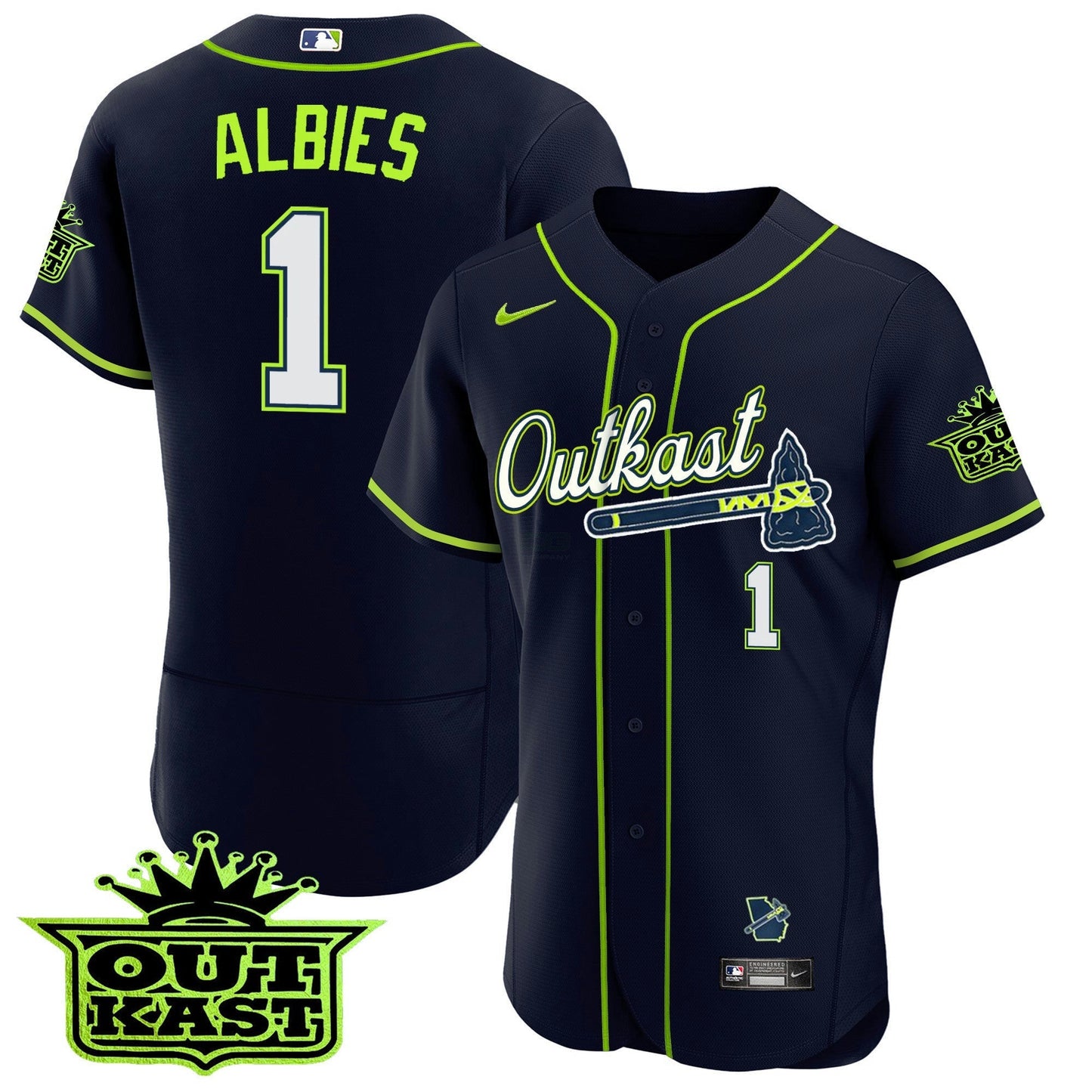 Camisa MLB Men’s Atlanta Outkast Flex Base Jersey