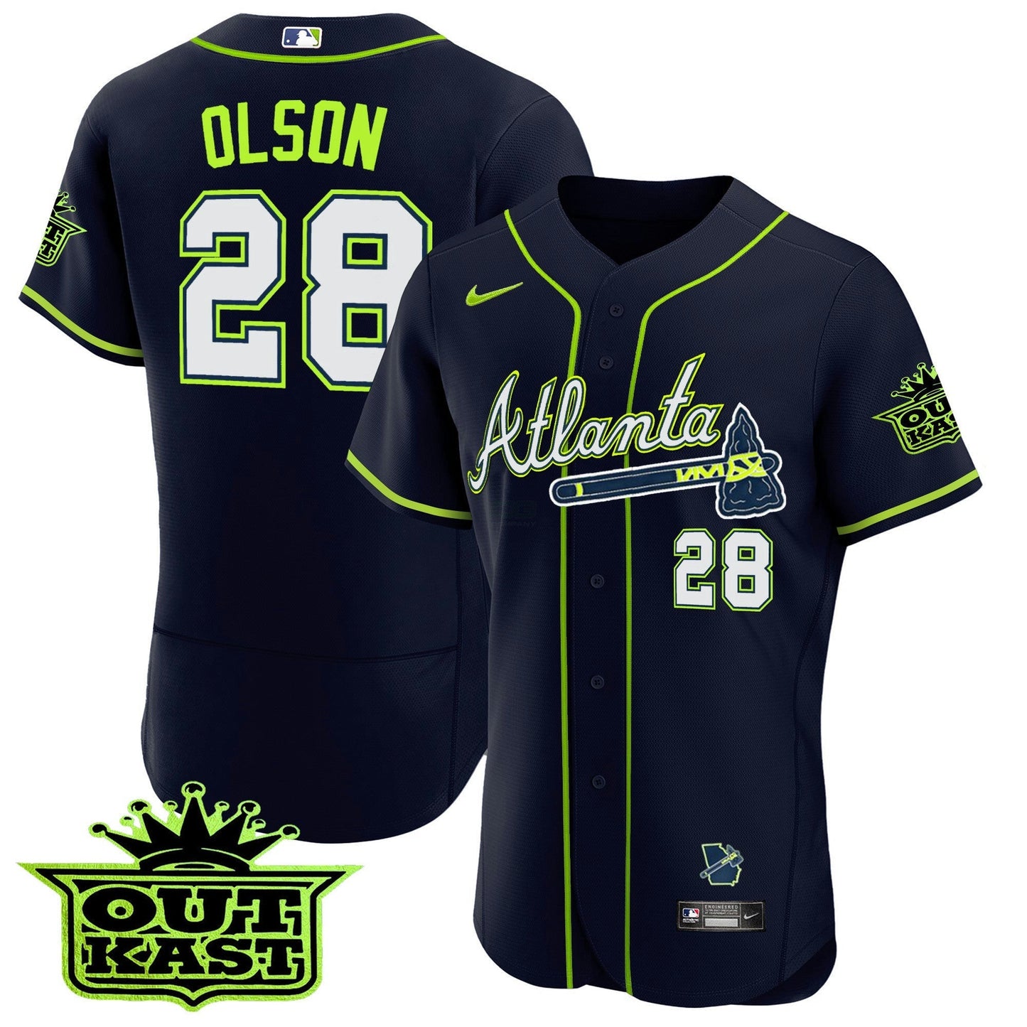 Camisa MLB Men’s Atlanta Outkast Flex Base Jersey V3