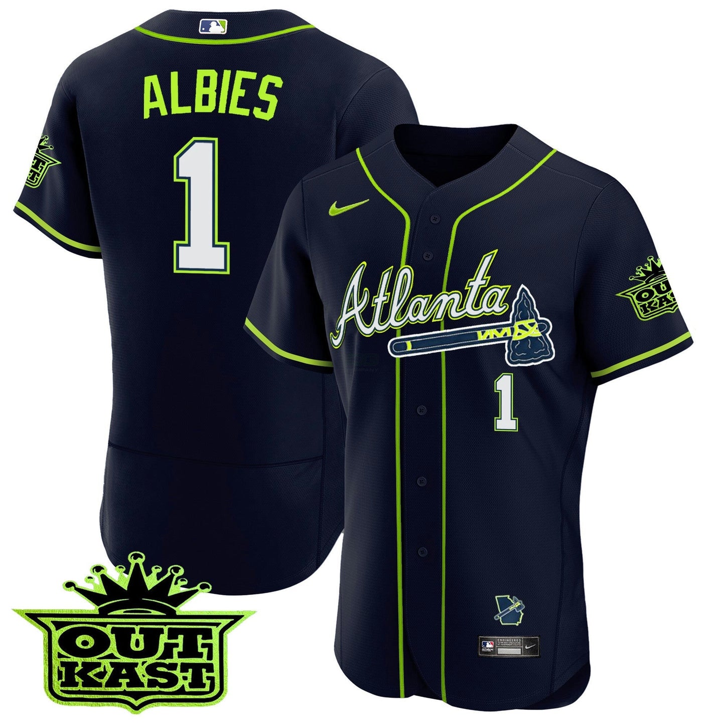 Camisa MLB Men’s Atlanta Outkast Flex Base Jersey V3