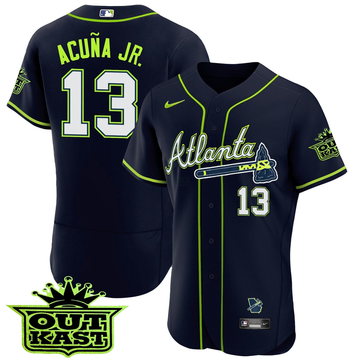 Camisa MLB Men’s Atlanta Outkast Flex Base Jersey V3