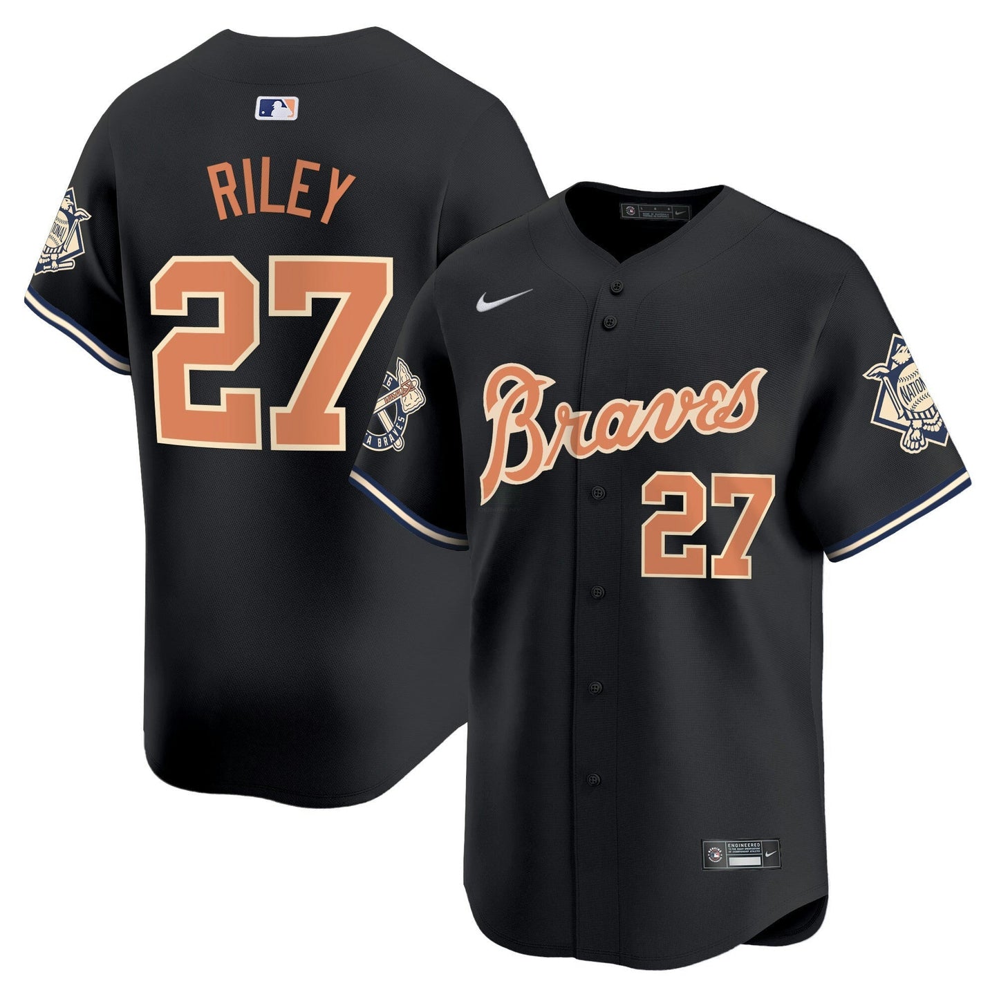 Camisa MLB Men’s Atlanta Peaches n’ Creme Vapor Premier Limited Jersey