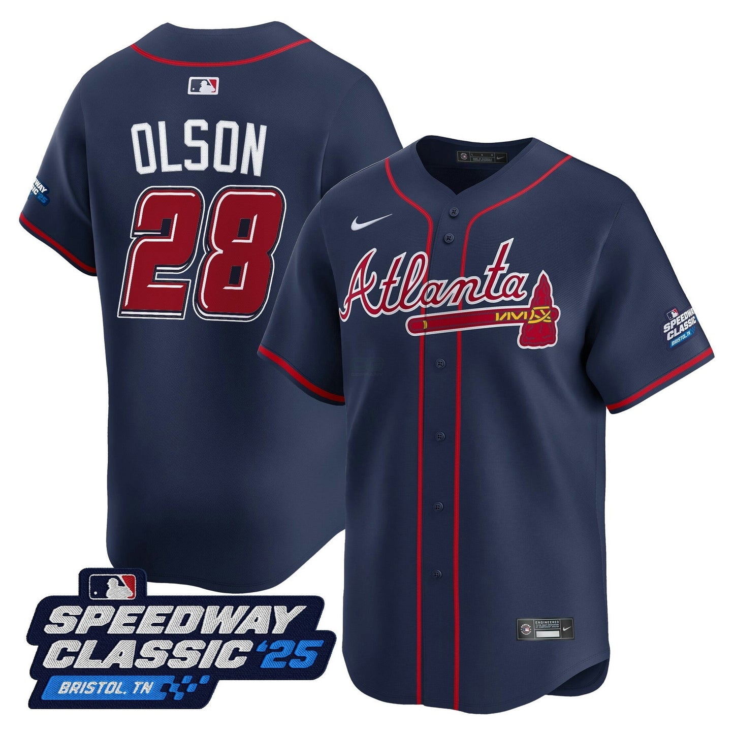 Camisa MLB Men’s Atlanta ‘Speedway Classic’ Vapor Premier Limited Jersey
