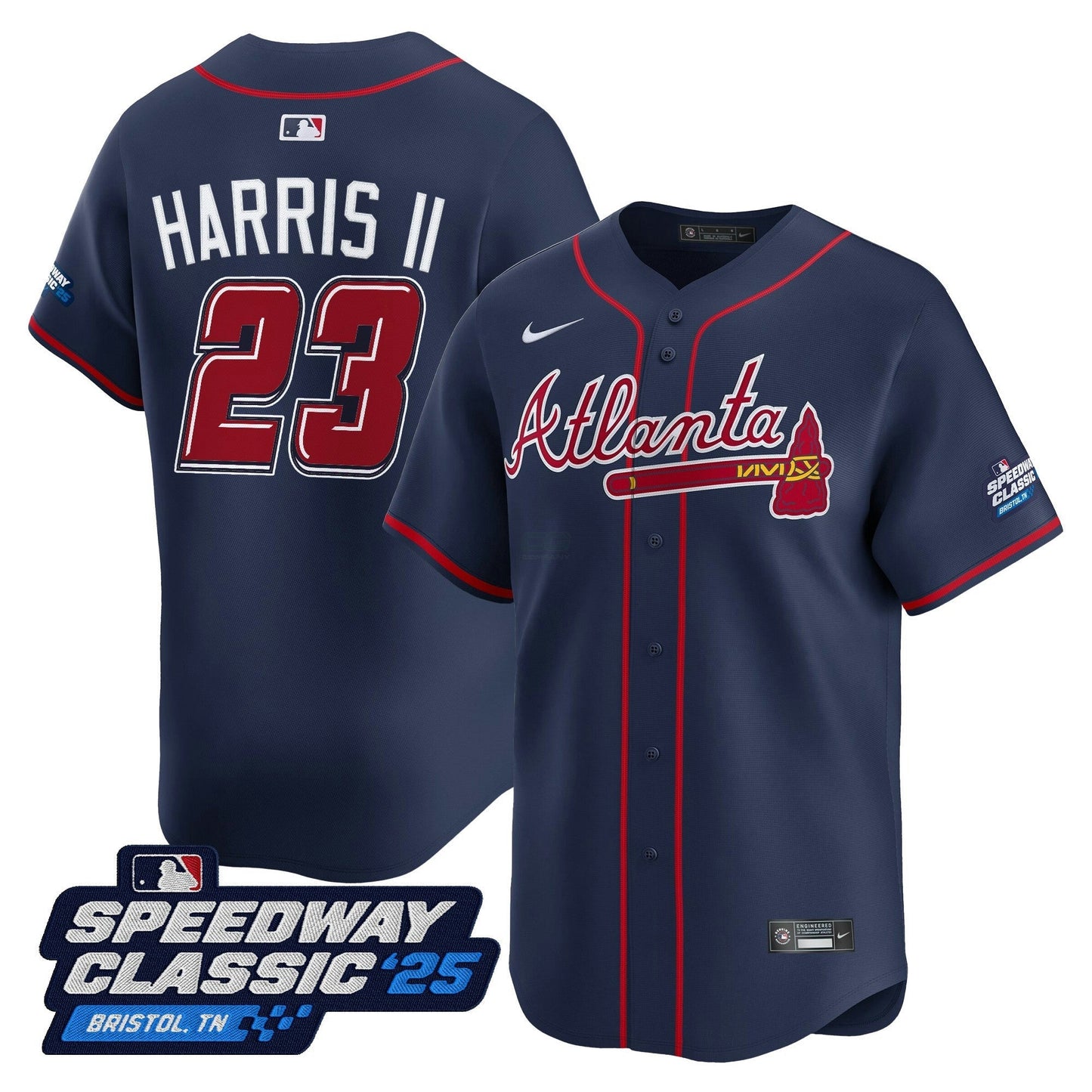 Camisa MLB Men’s Atlanta ‘Speedway Classic’ Vapor Premier Limited Jersey