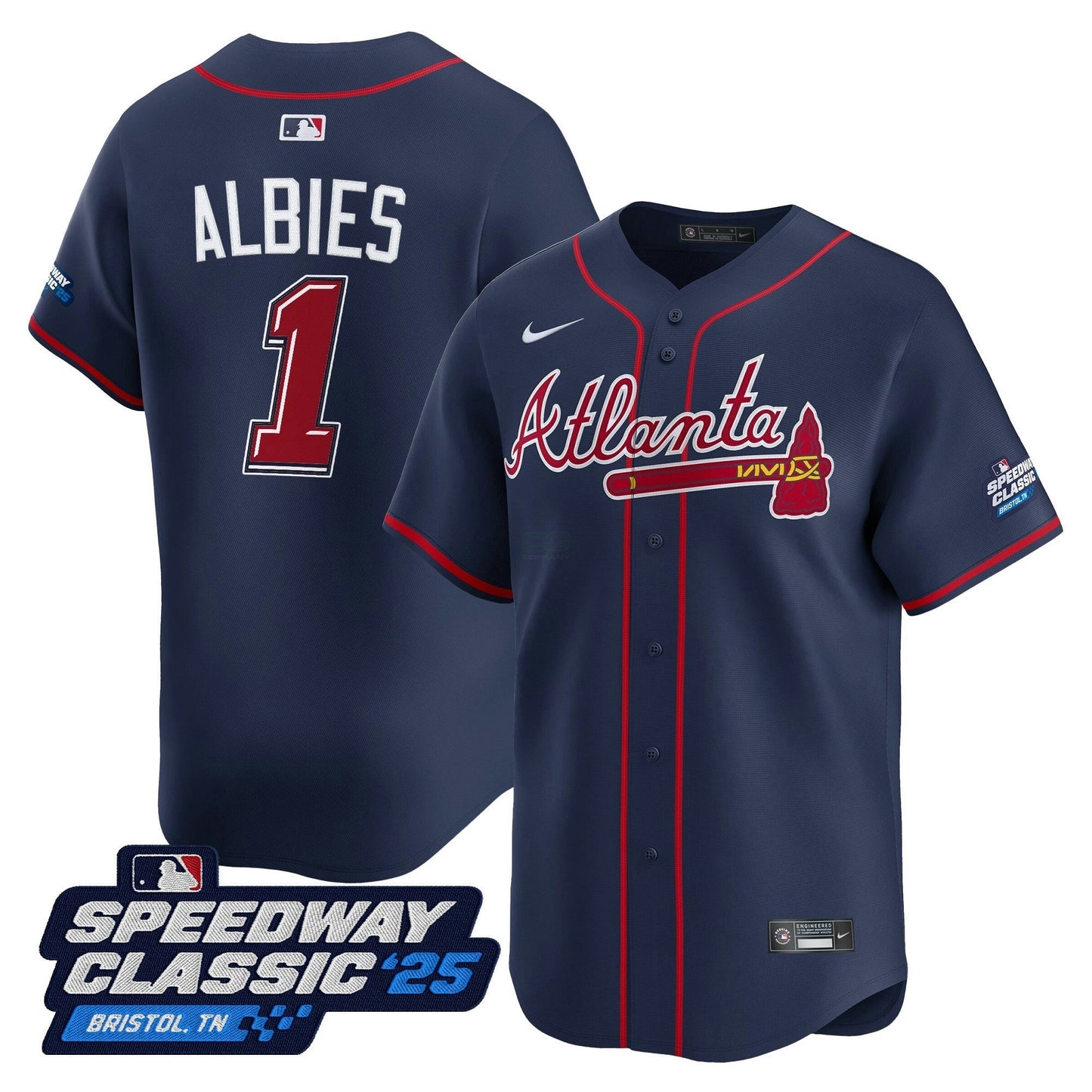 Camisa MLB Men’s Atlanta ‘Speedway Classic’ Vapor Premier Limited Jersey