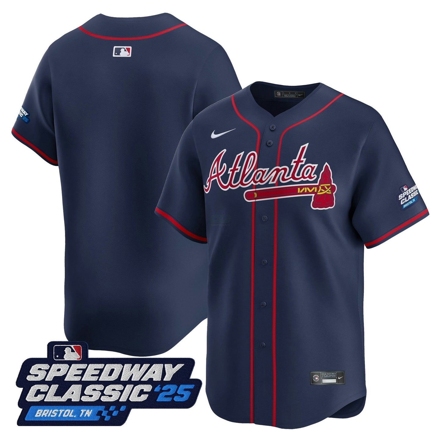 Camisa MLB Men’s Atlanta ‘Speedway Classic’ Vapor Premier Limited Jersey