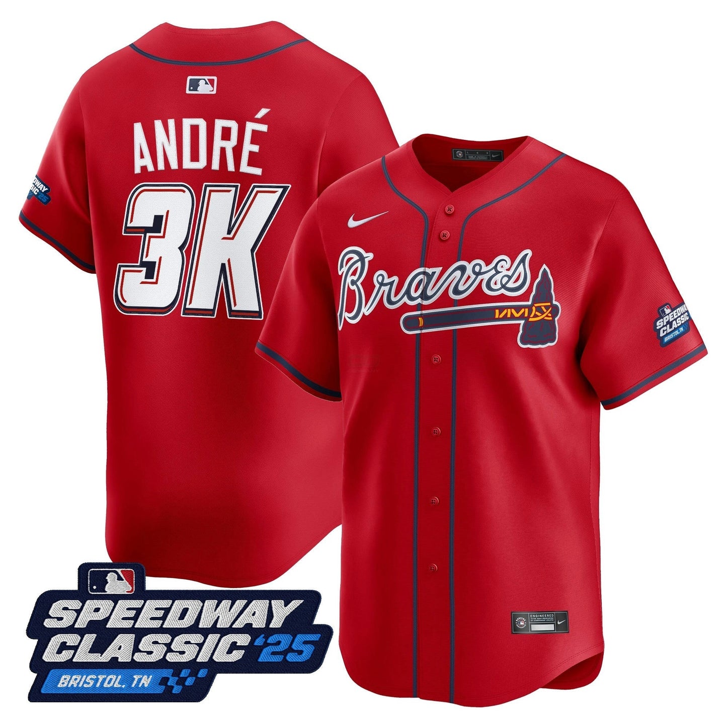 Camisa MLB Men’s Atlanta ‘Speedway Classic’ Vapor Premier Limited Jersey