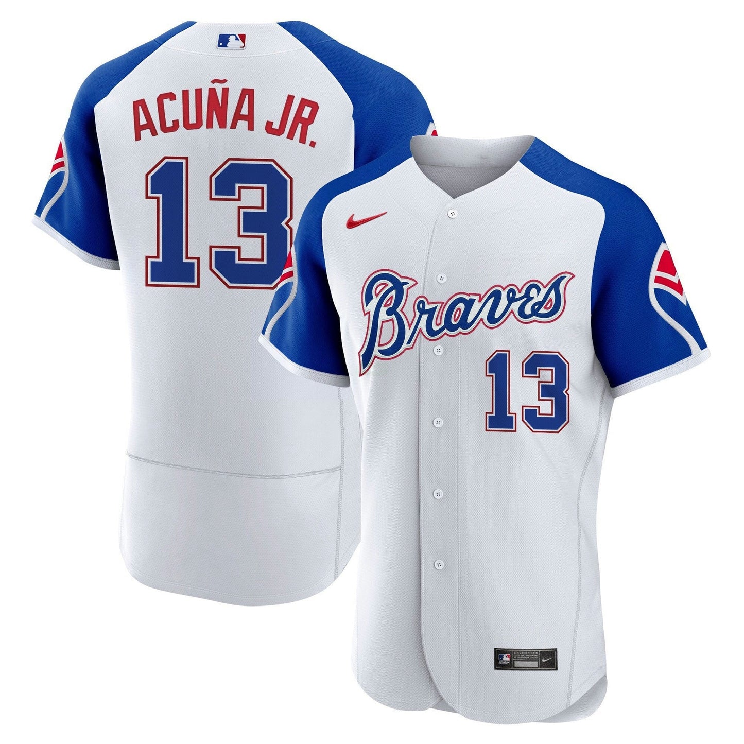 Camisa MLB Men’s Atlanta Throwback 1974 – 1982 Flex Base Jersey