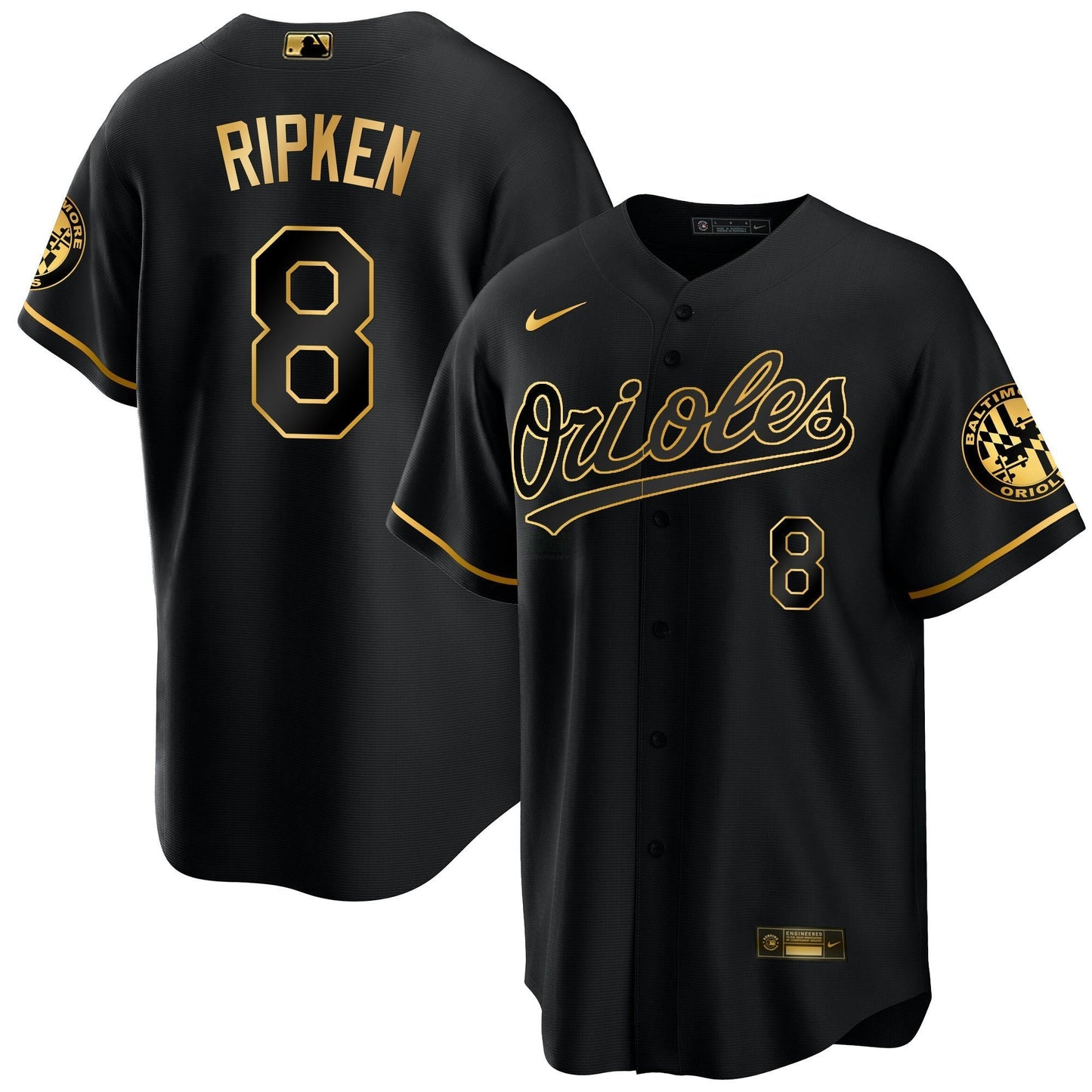 Camisa MLB Men’s Baltimore 2023 Special Dourada Cool Jersey