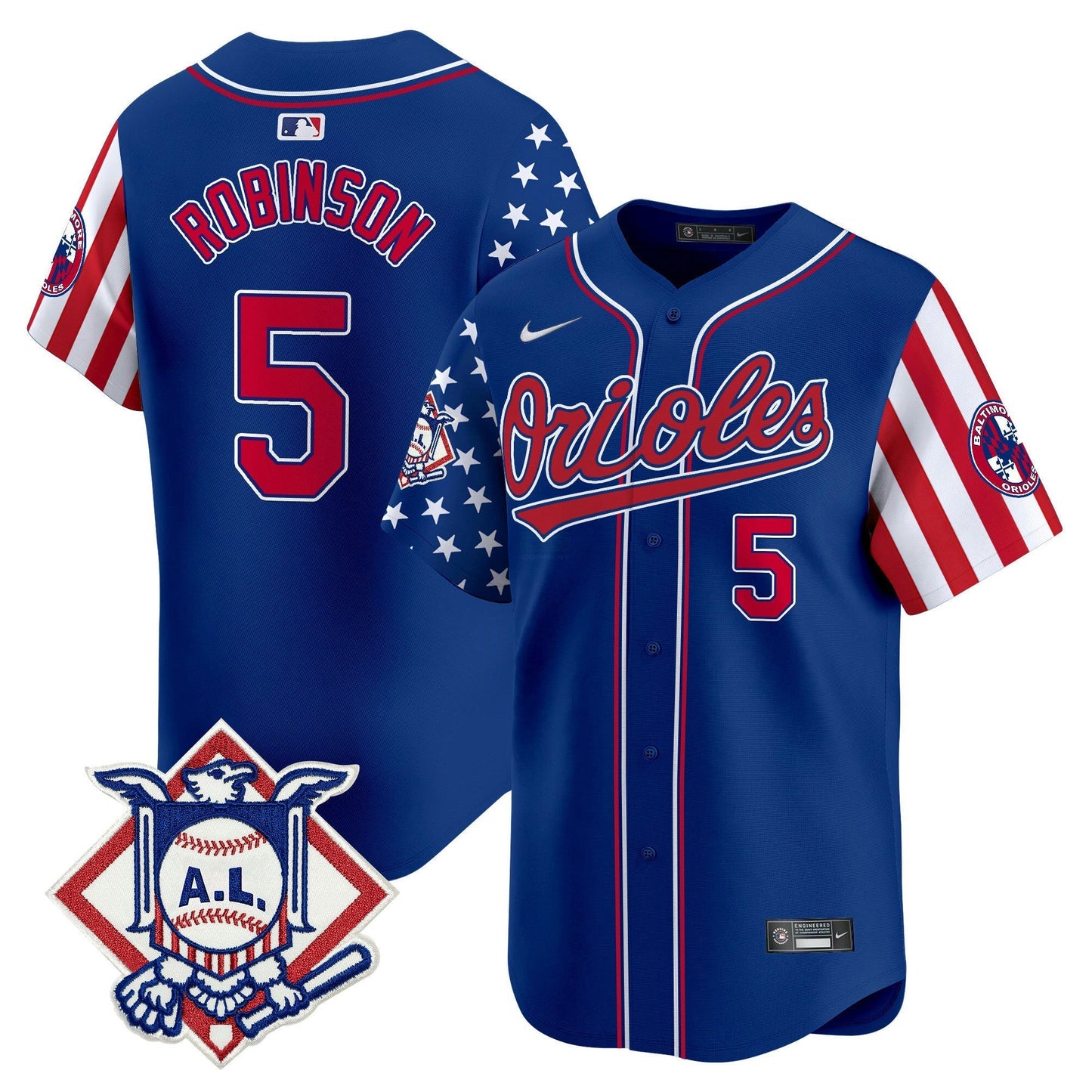 Camisa MLB Men’s Baltimore 2024 Fourth of July Vapor Premier Limited Jersey