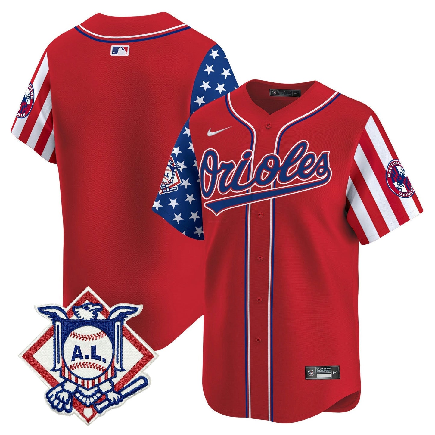 Camisa MLB Men’s Baltimore 2024 Fourth of July Vapor Premier Limited Jersey