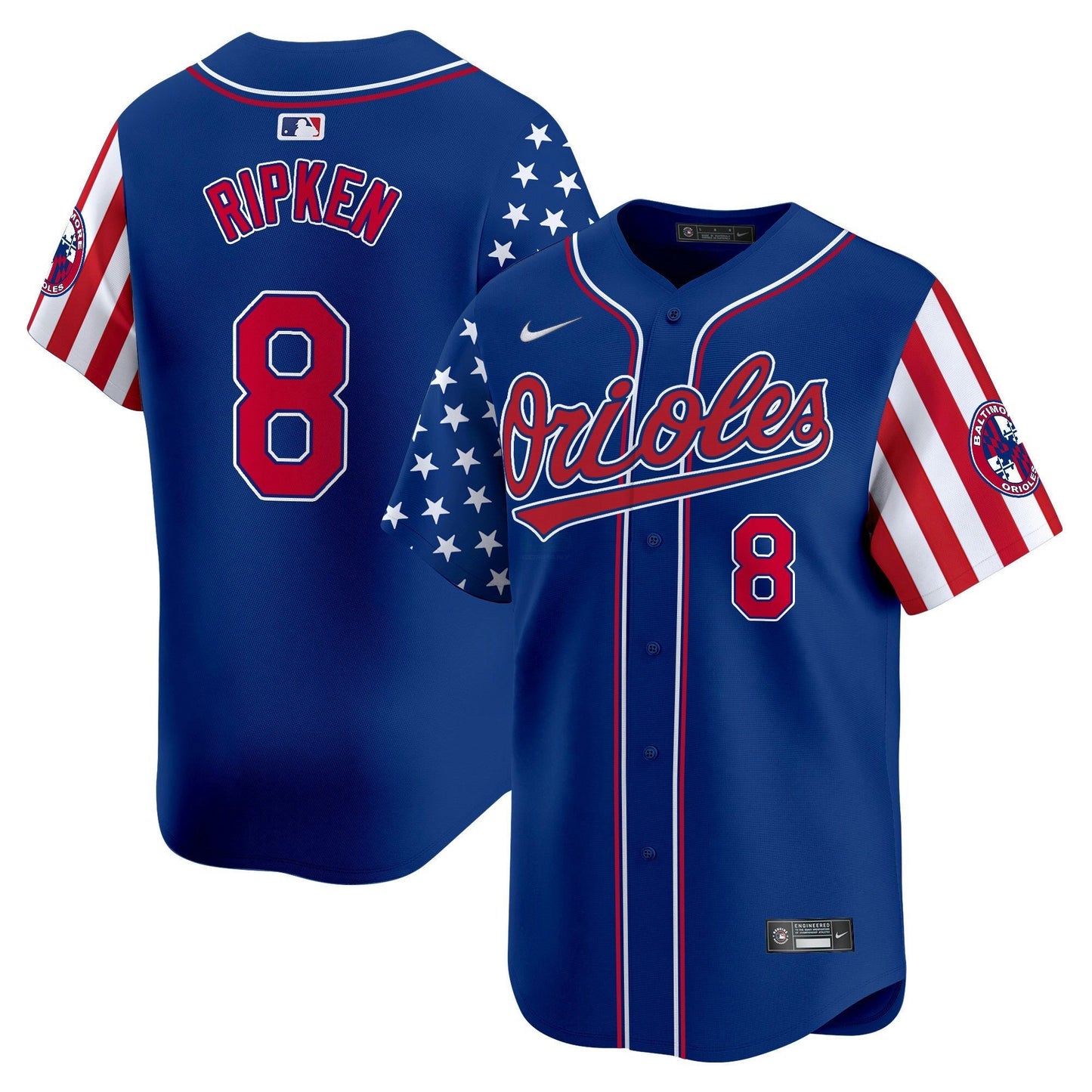 Camisa MLB Men’s Baltimore 2025 Independence Day Vapor Premier Limited Jersey