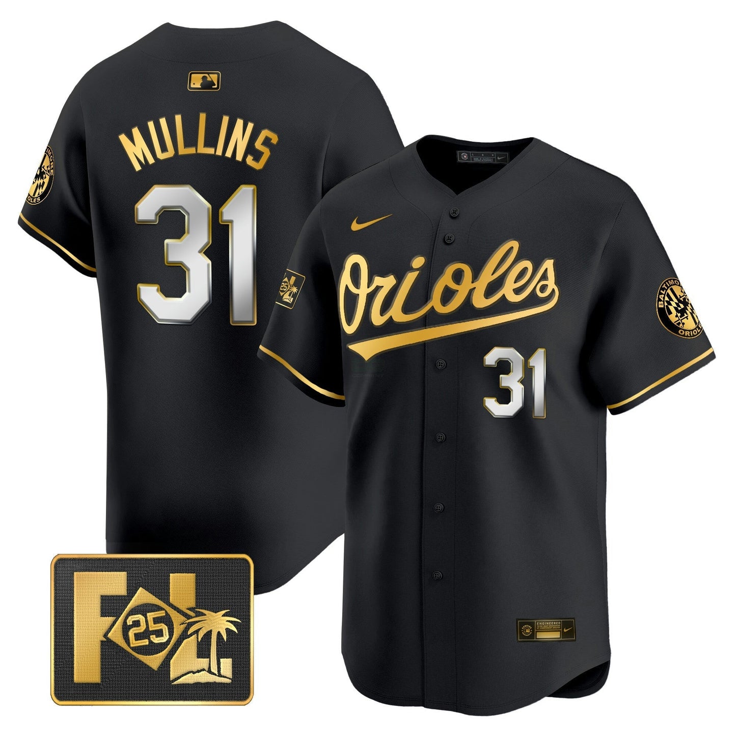 Camisa MLB Men’s Baltimore 2025 Spring Training Patch Vapor Premier Limited Jersey