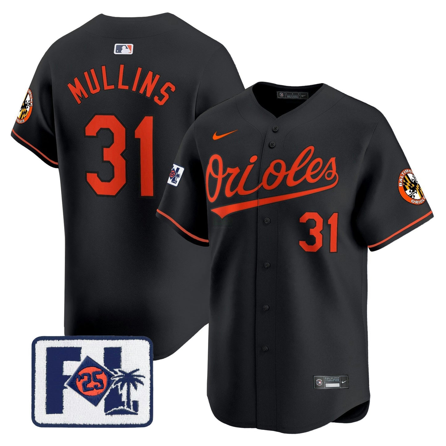 Camisa MLB Men’s Baltimore 2025 Spring Training Patch Vapor Premier Limited Jersey