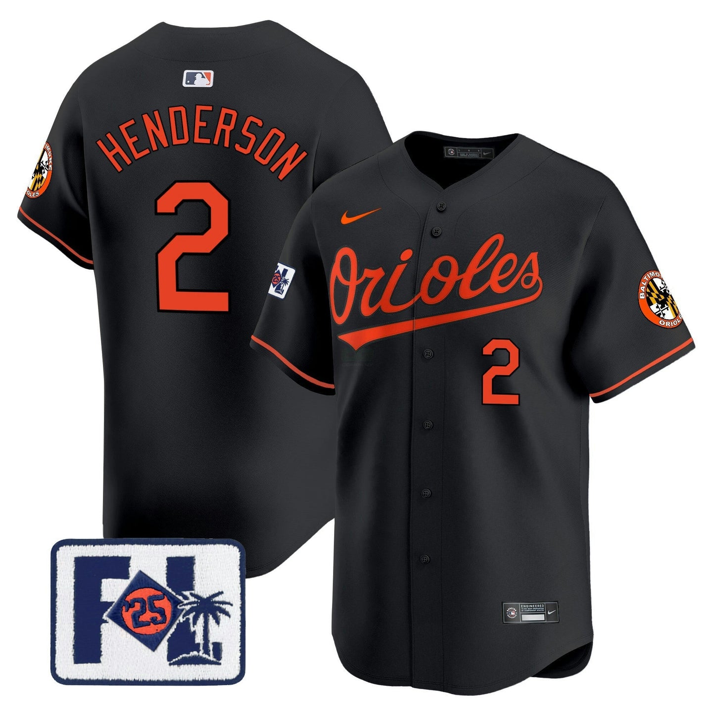 Camisa MLB Men’s Baltimore 2025 Spring Training Patch Vapor Premier Limited Jersey