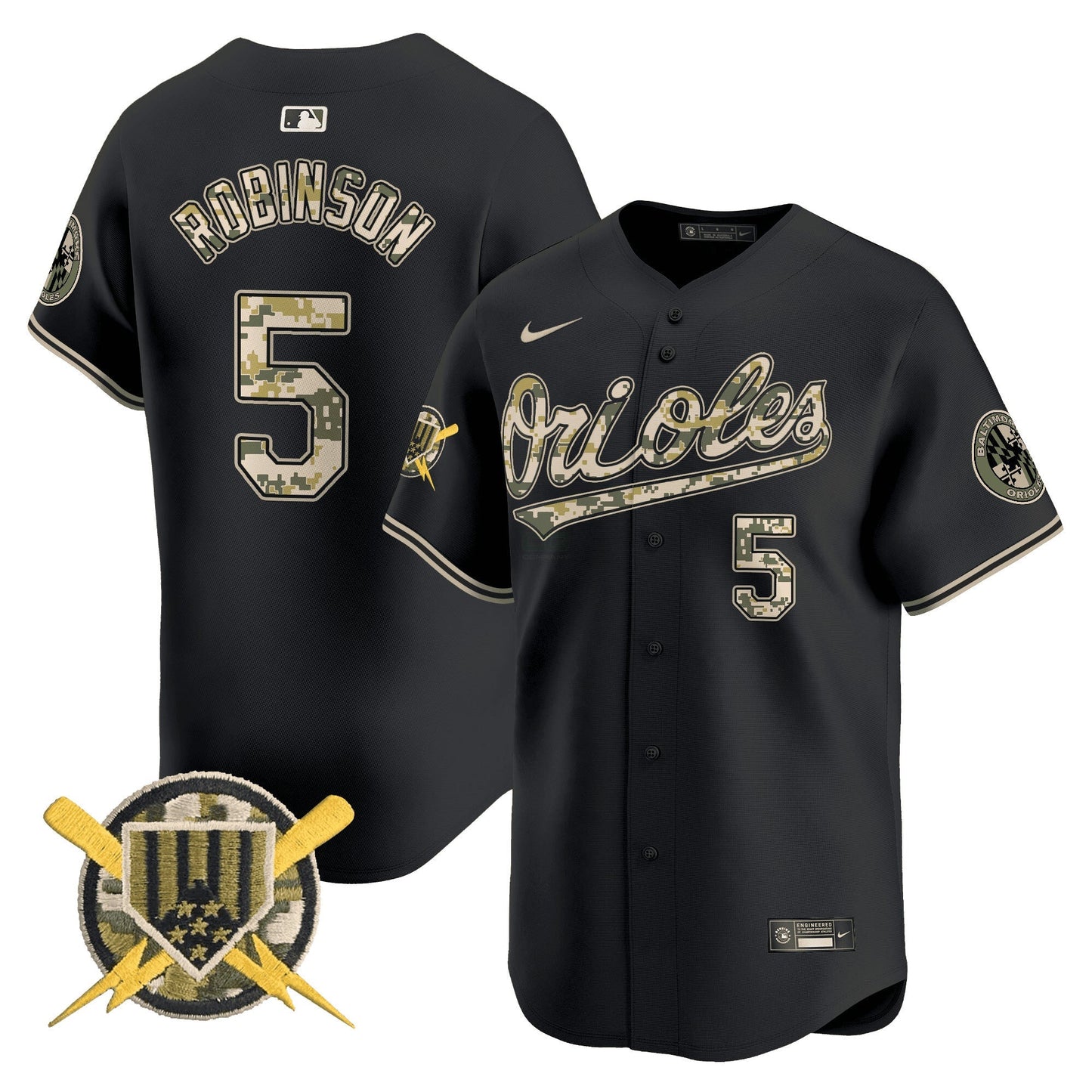 Camisa MLB Men’s Baltimore Armed Forces Day Vapor Premier Limited Jersey