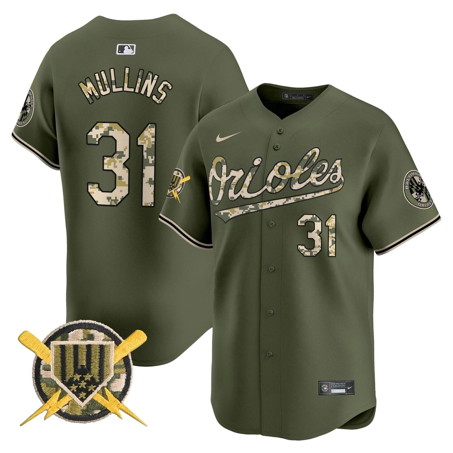 Camisa MLB Men’s Baltimore Armed Forces Day Vapor Premier Limited Jersey
