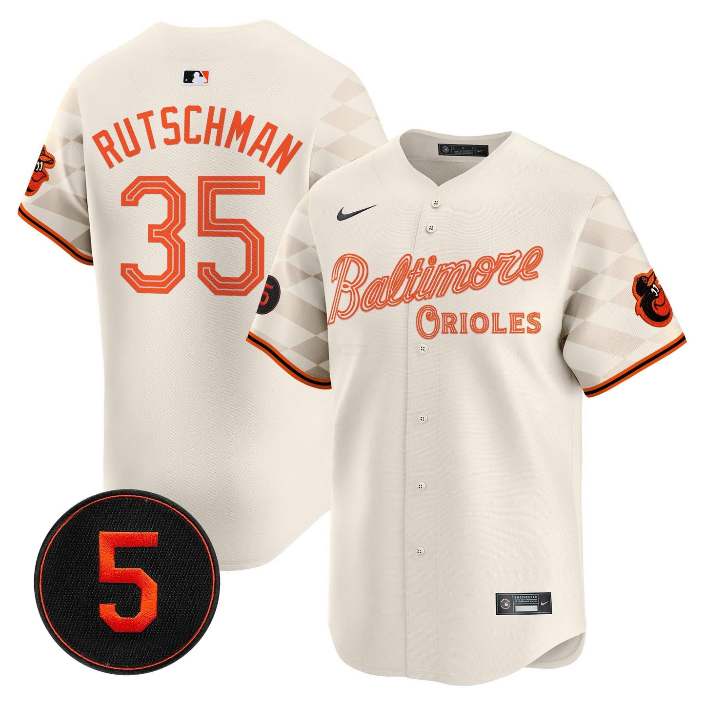 Camisa MLB Men’s Baltimore City Light Vapor Premier Limited Jersey
