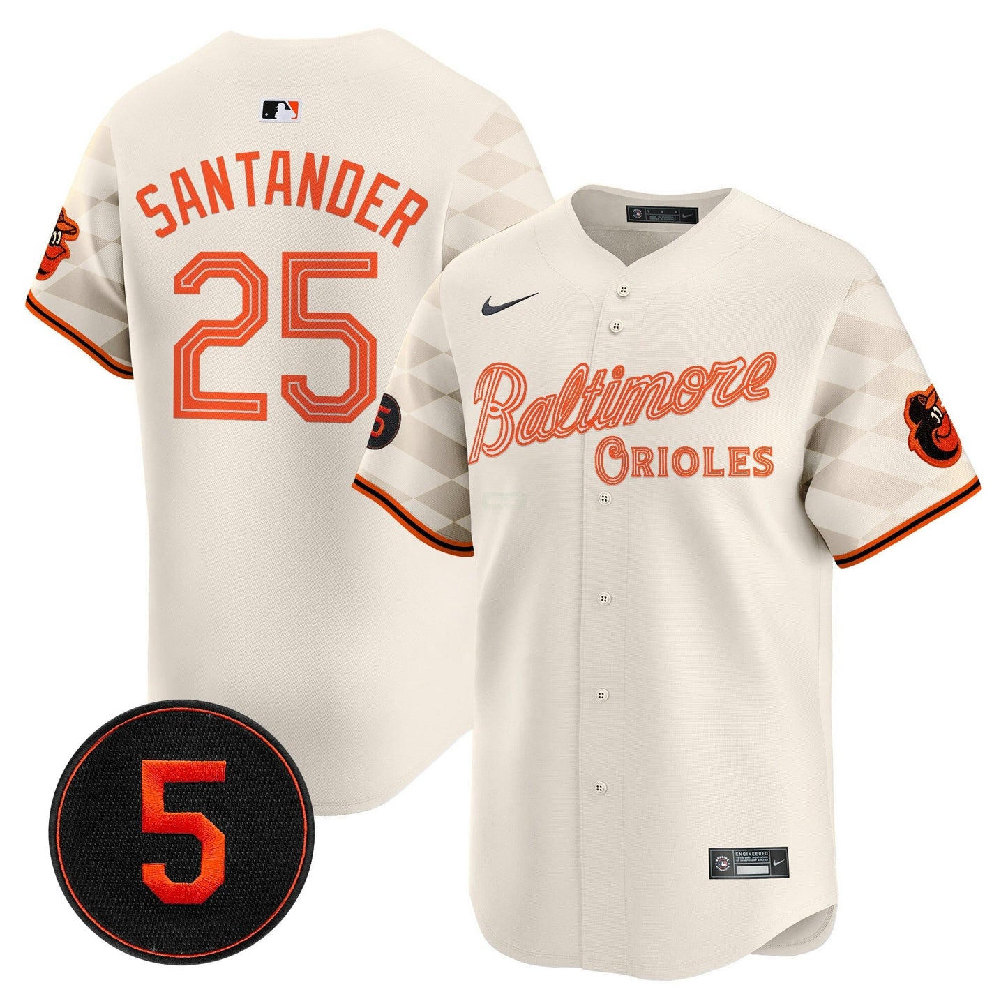 Camisa MLB Men’s Baltimore City Light Vapor Premier Limited Jersey