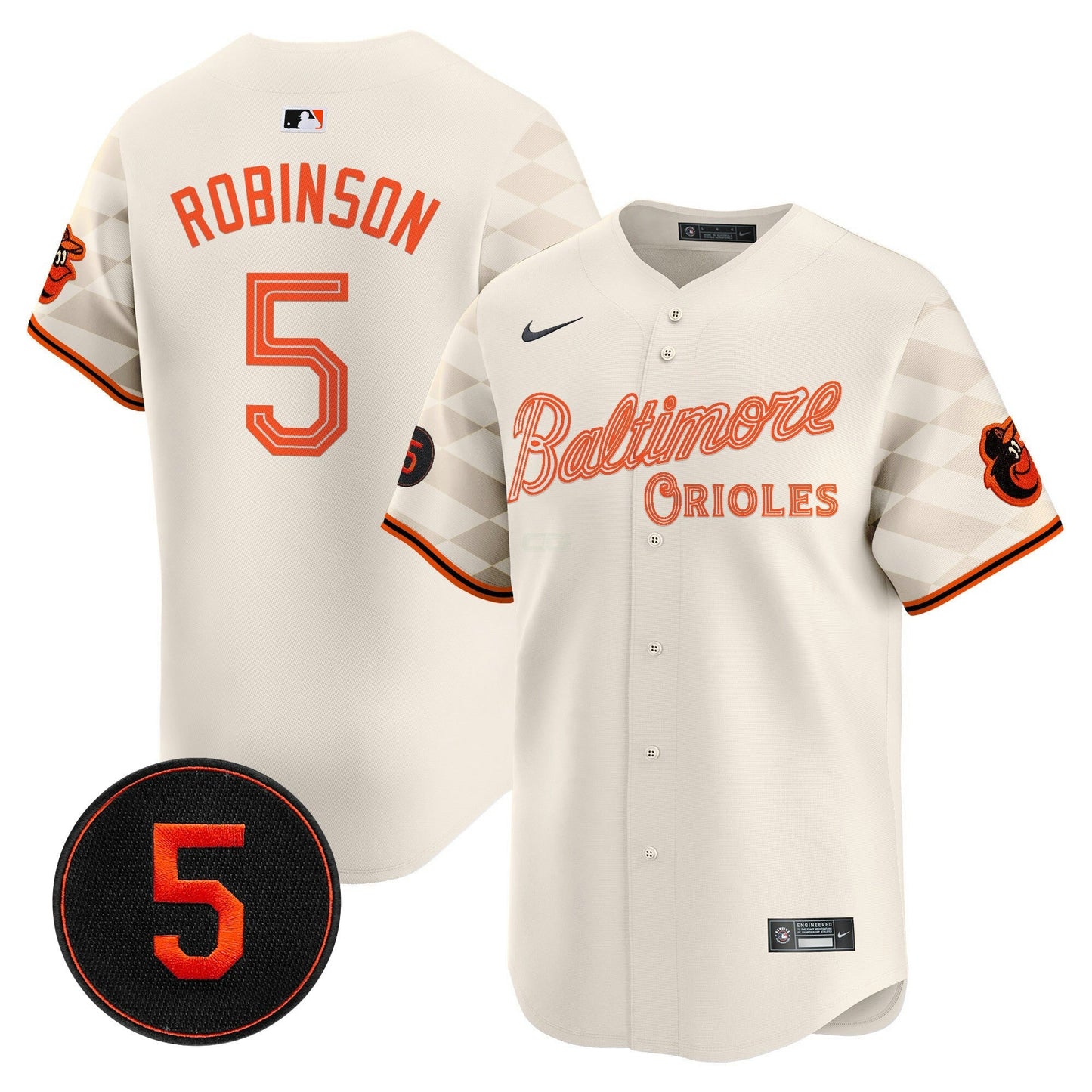 Camisa MLB Men’s Baltimore City Light Vapor Premier Limited Jersey