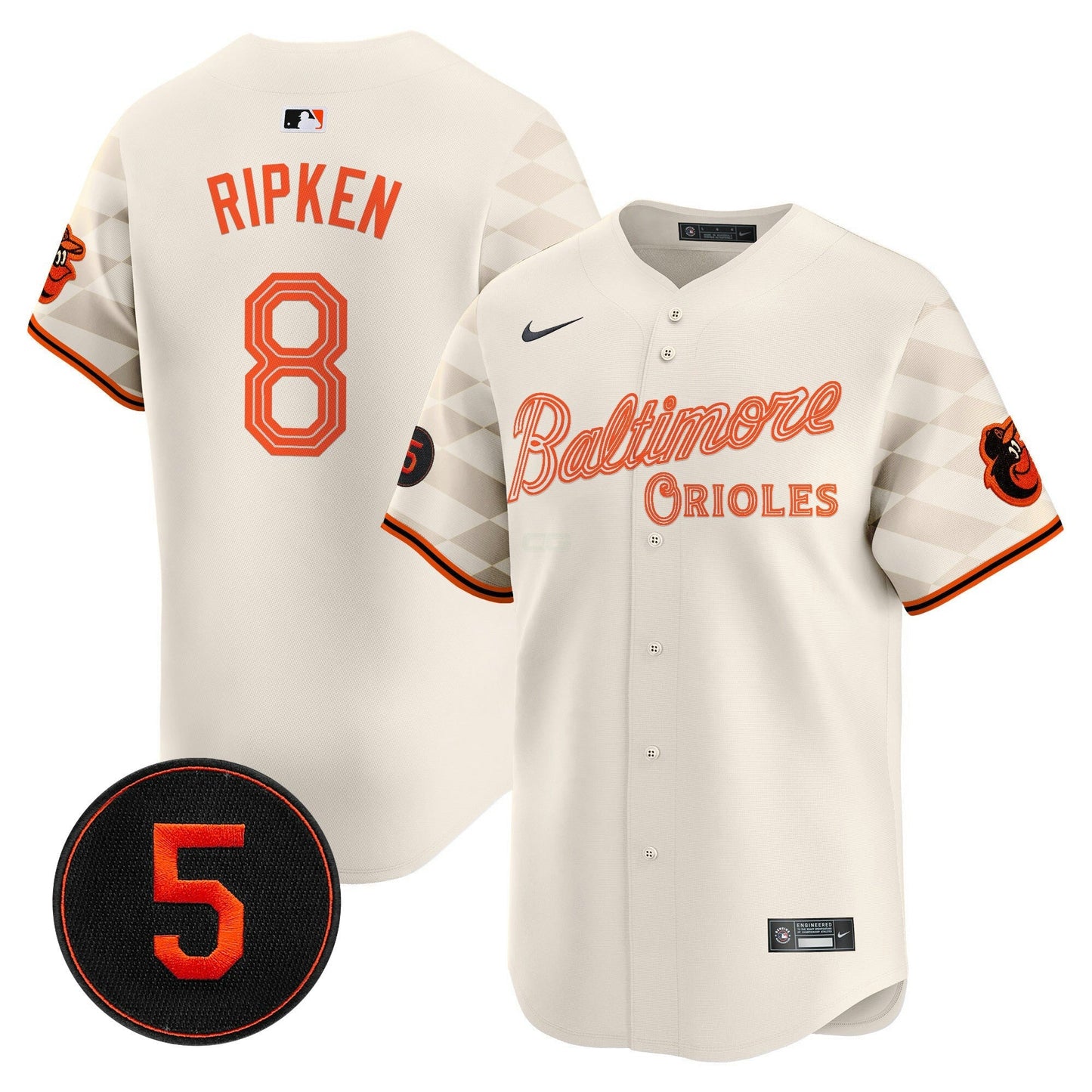 Camisa MLB Men’s Baltimore City Light Vapor Premier Limited Jersey