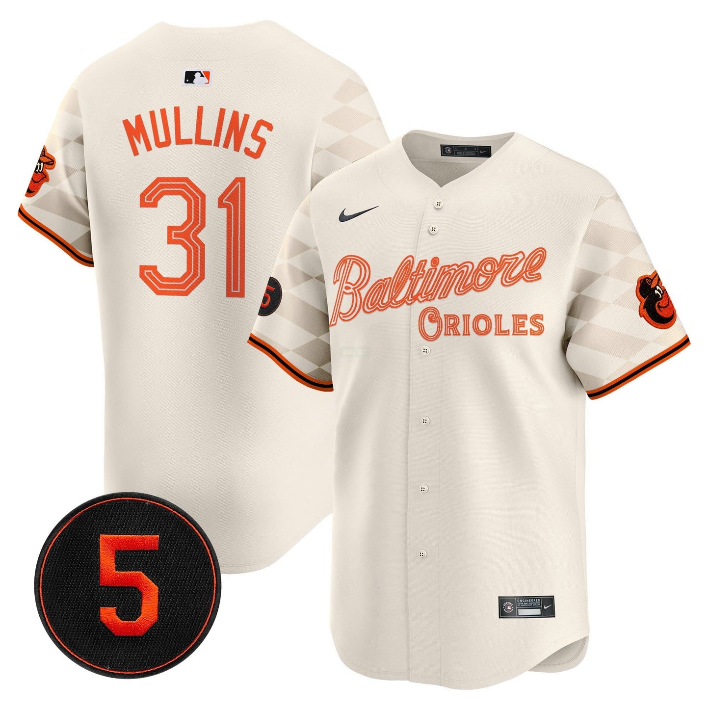 Camisa MLB Men’s Baltimore City Light Vapor Premier Limited Jersey
