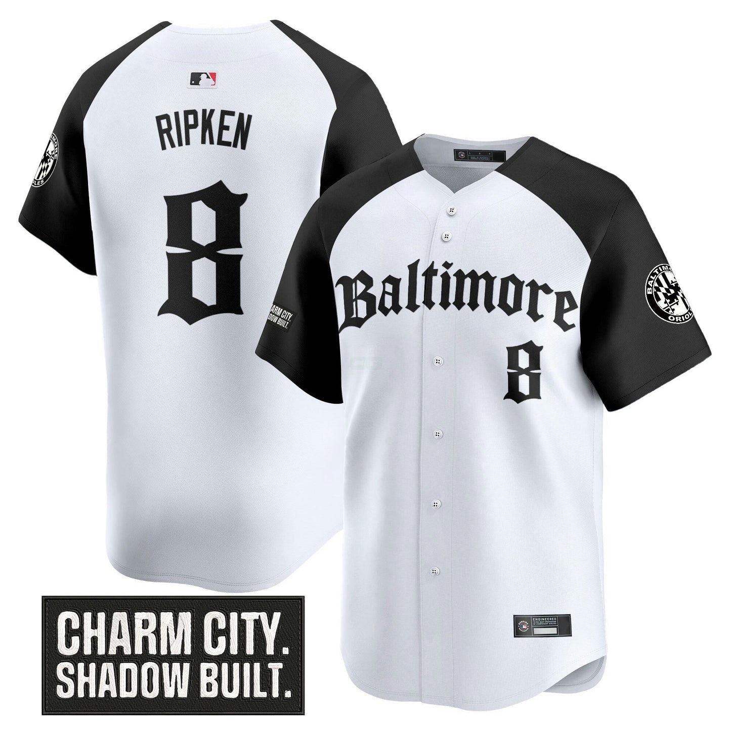 Camisa MLB Men’s Baltimore ‘Gothic Harbor Edition’ Vapor Premier Limited Jersey