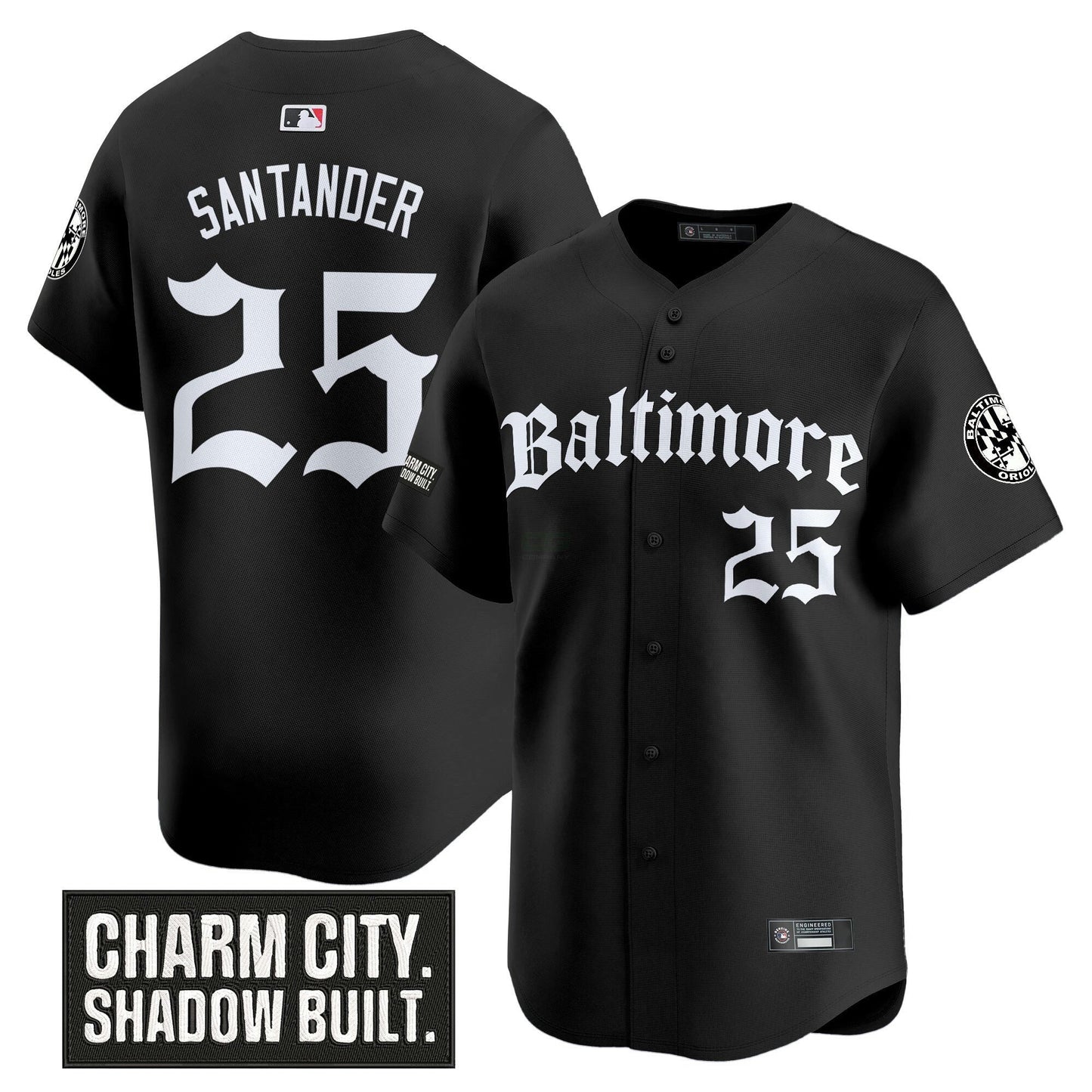 Camisa MLB Men’s Baltimore ‘Gothic Harbor Edition’ Vapor Premier Limited Jersey