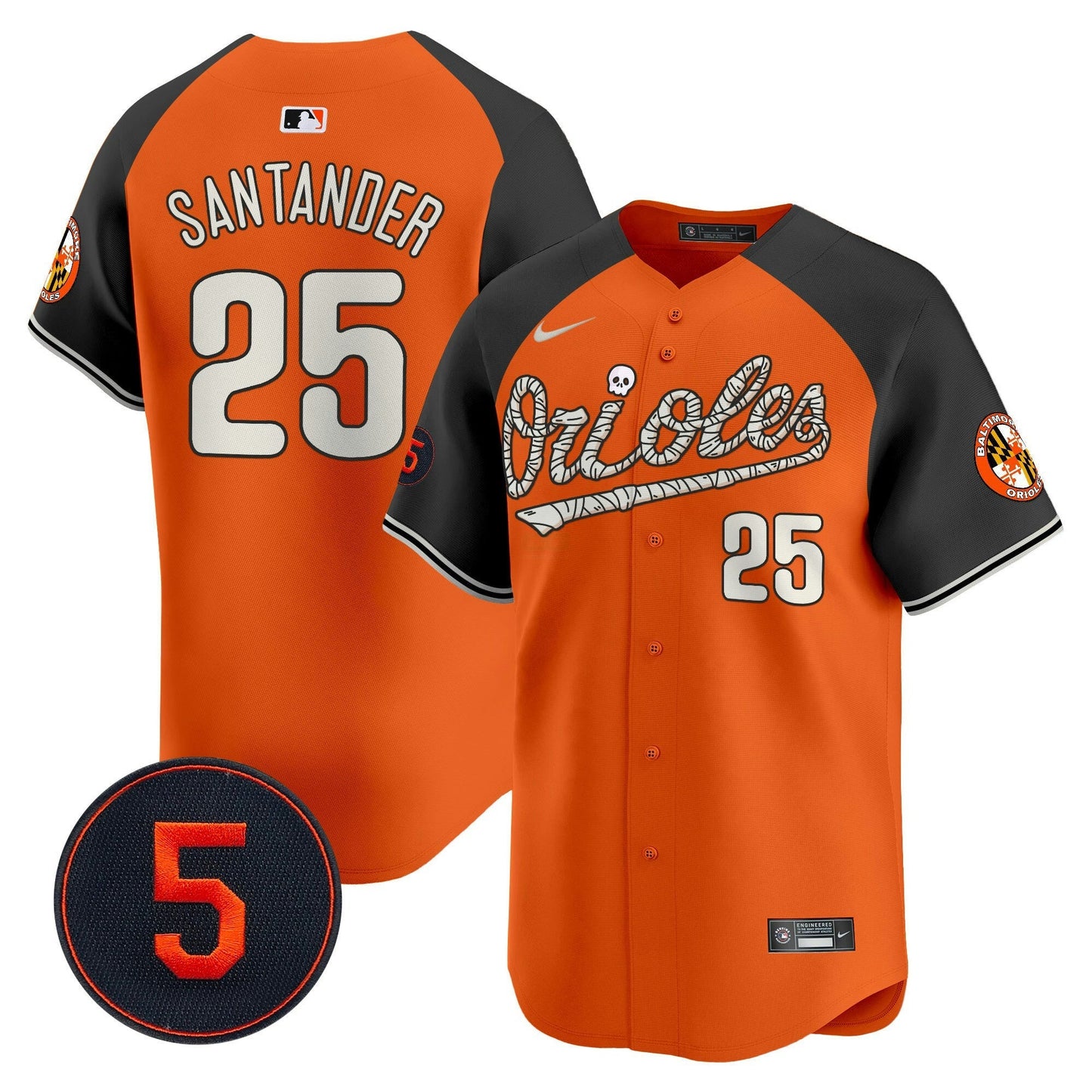 Camisa MLB Men’s Baltimore Halloween Vapor Premier Limited Jersey