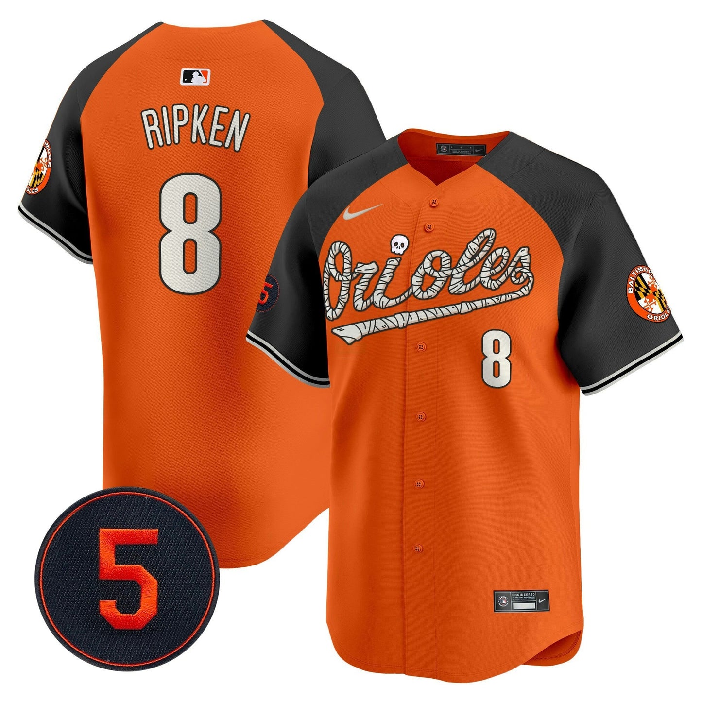Camisa MLB Men’s Baltimore Halloween Vapor Premier Limited Jersey