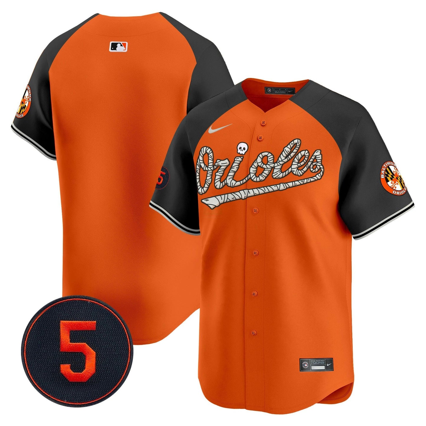 Camisa MLB Men’s Baltimore Halloween Vapor Premier Limited Jersey