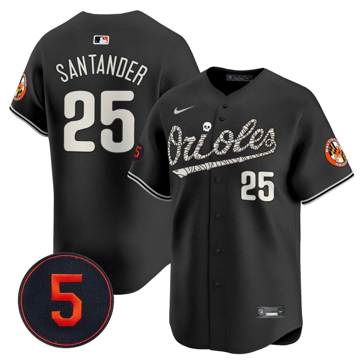 Camisa MLB Men’s Baltimore Halloween Vapor Premier Limited Jersey