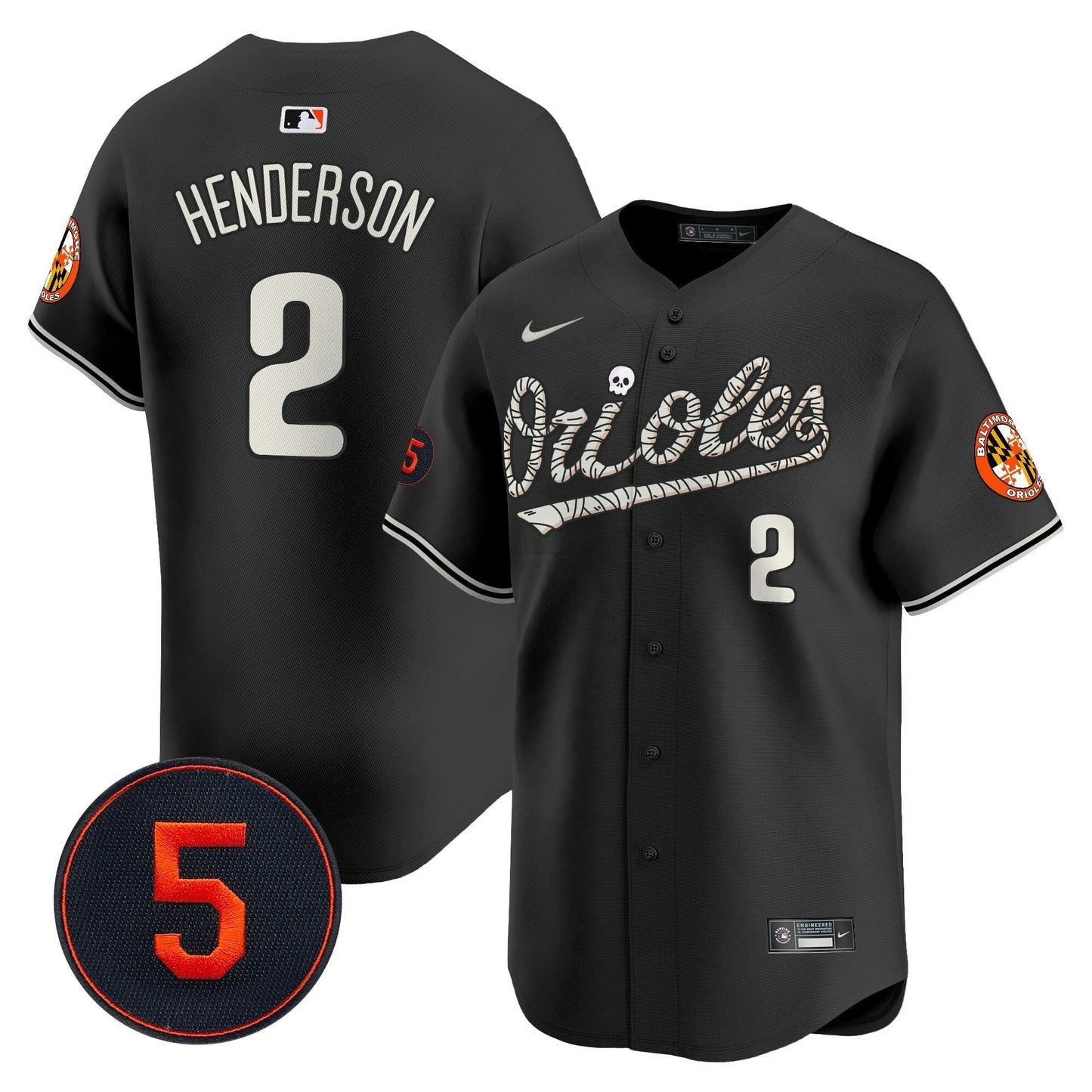 Camisa MLB Men’s Baltimore Halloween Vapor Premier Limited Jersey