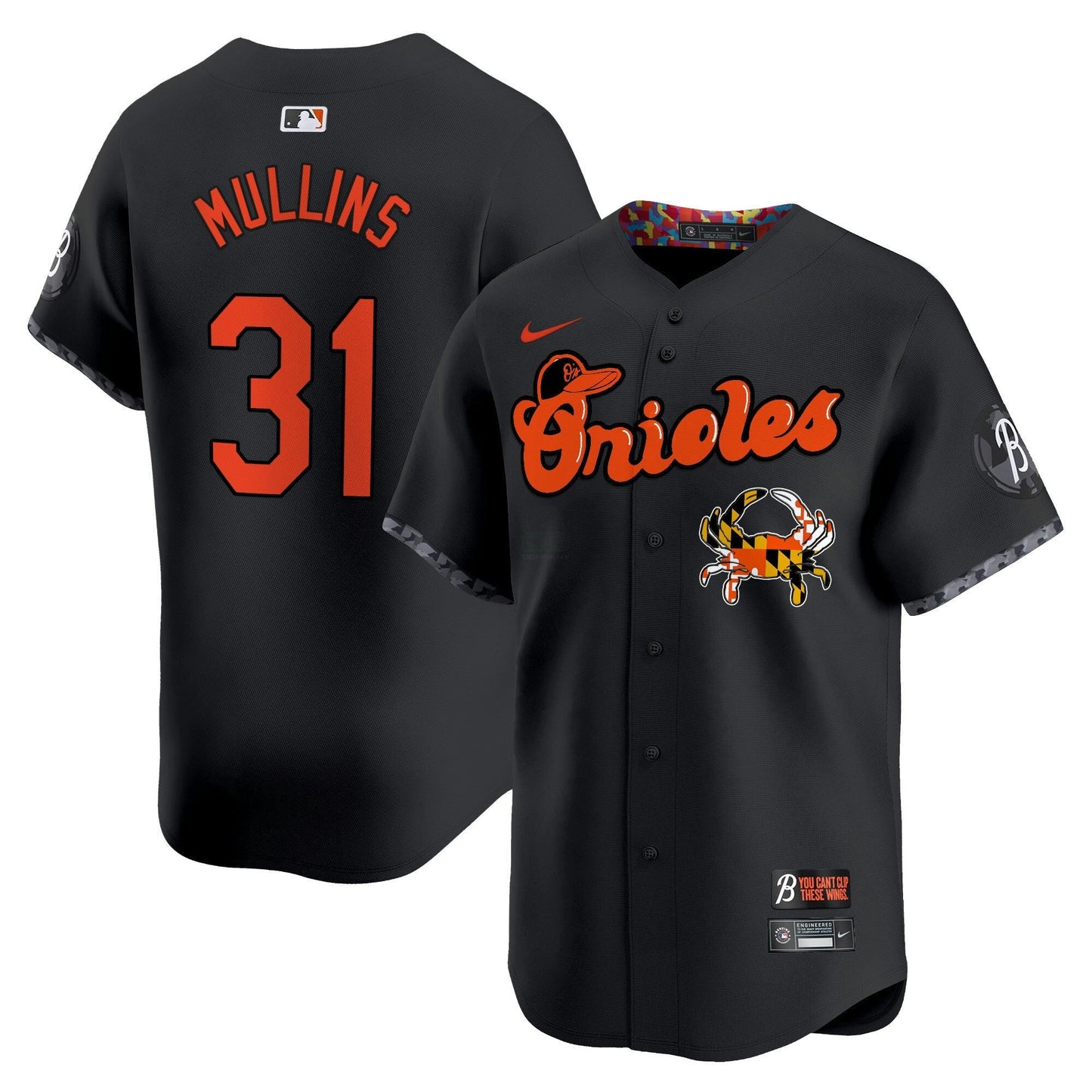 Camisa MLB Men’s Baltimore Maryland Blue Crab Vapor Premier Limited Jersey