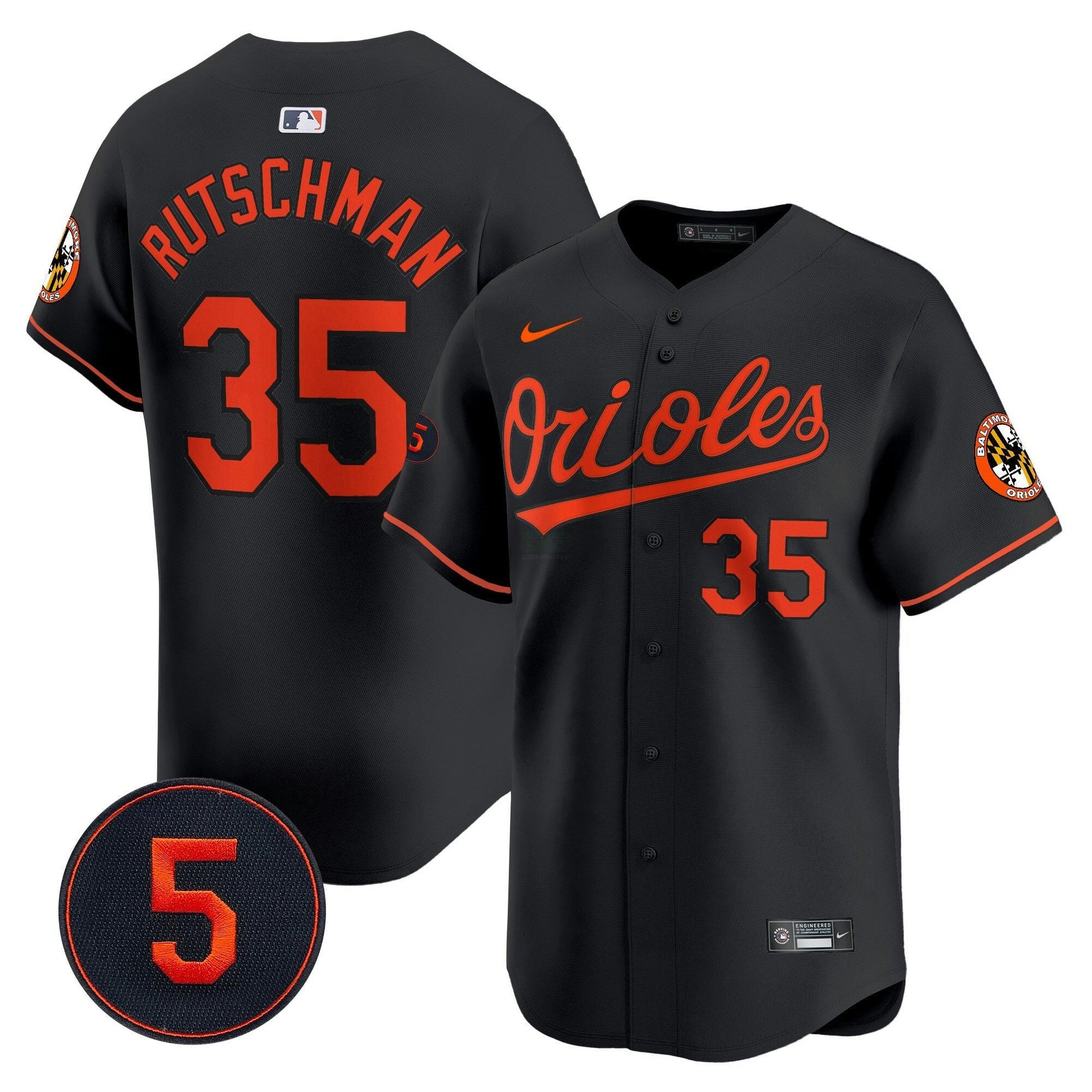 Camisa MLB Men’s Baltimore Robinson Patch Vapor Premier Limited Jersey