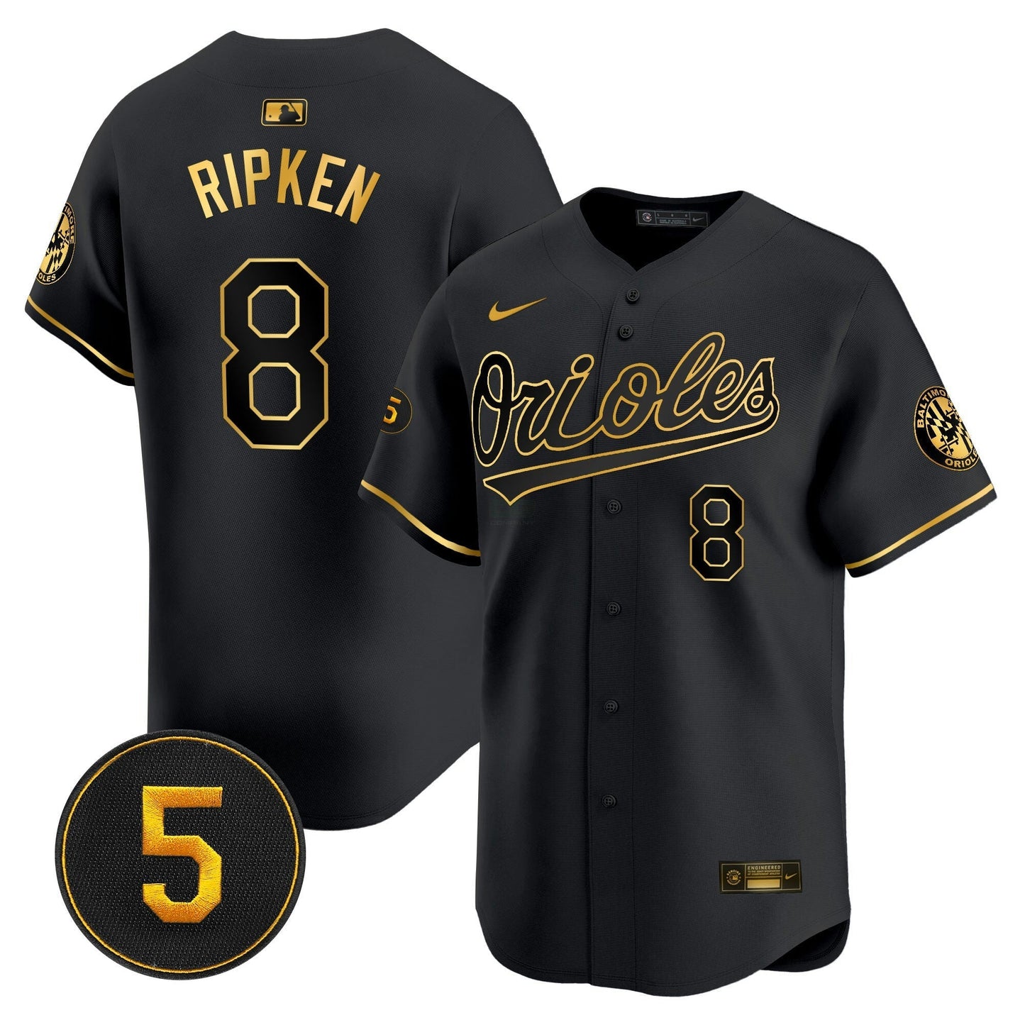 Camisa MLB Men’s Baltimore Robinson Patch Vapor Premier Limited Jersey