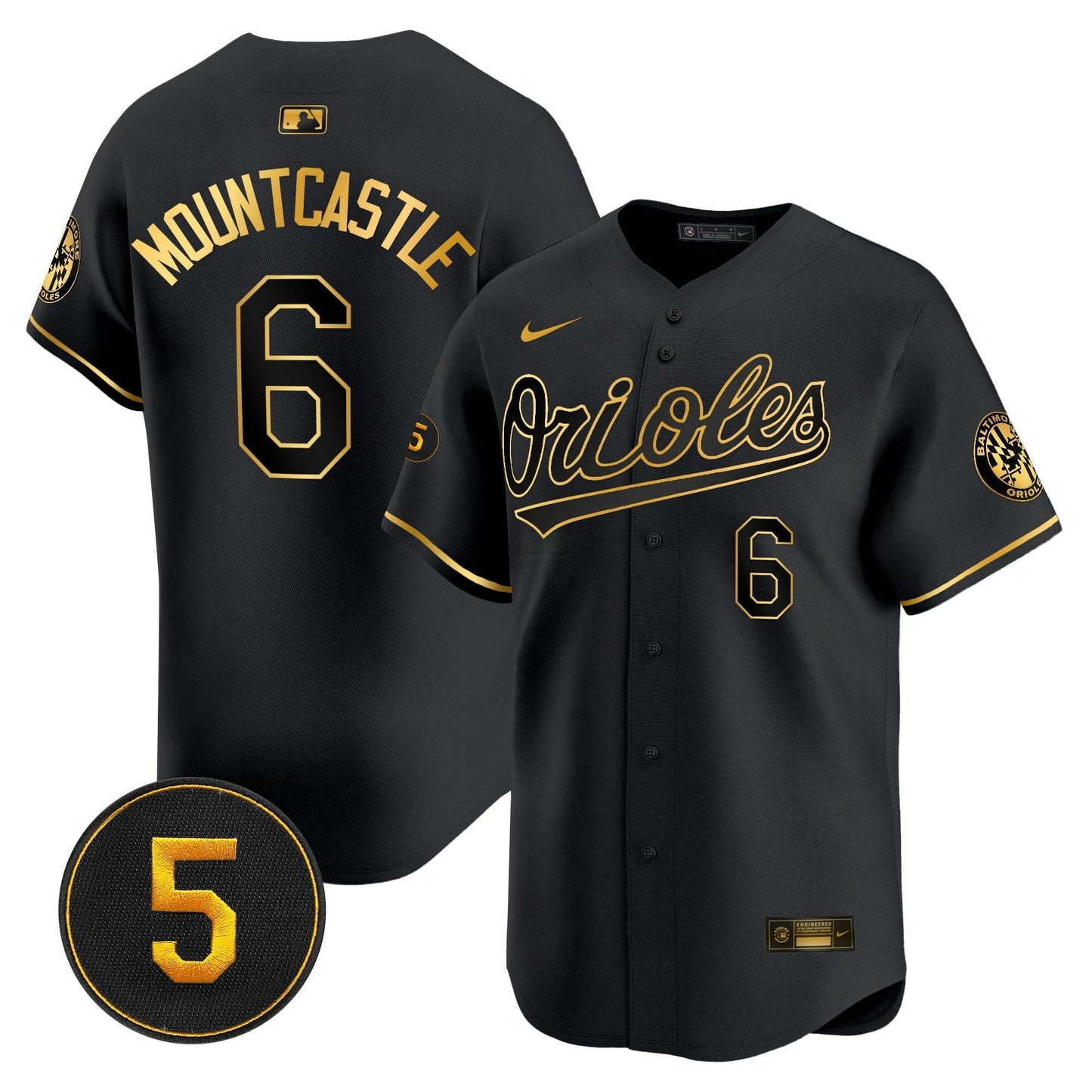 Camisa MLB Men’s Baltimore Robinson Patch Vapor Premier Limited Jersey