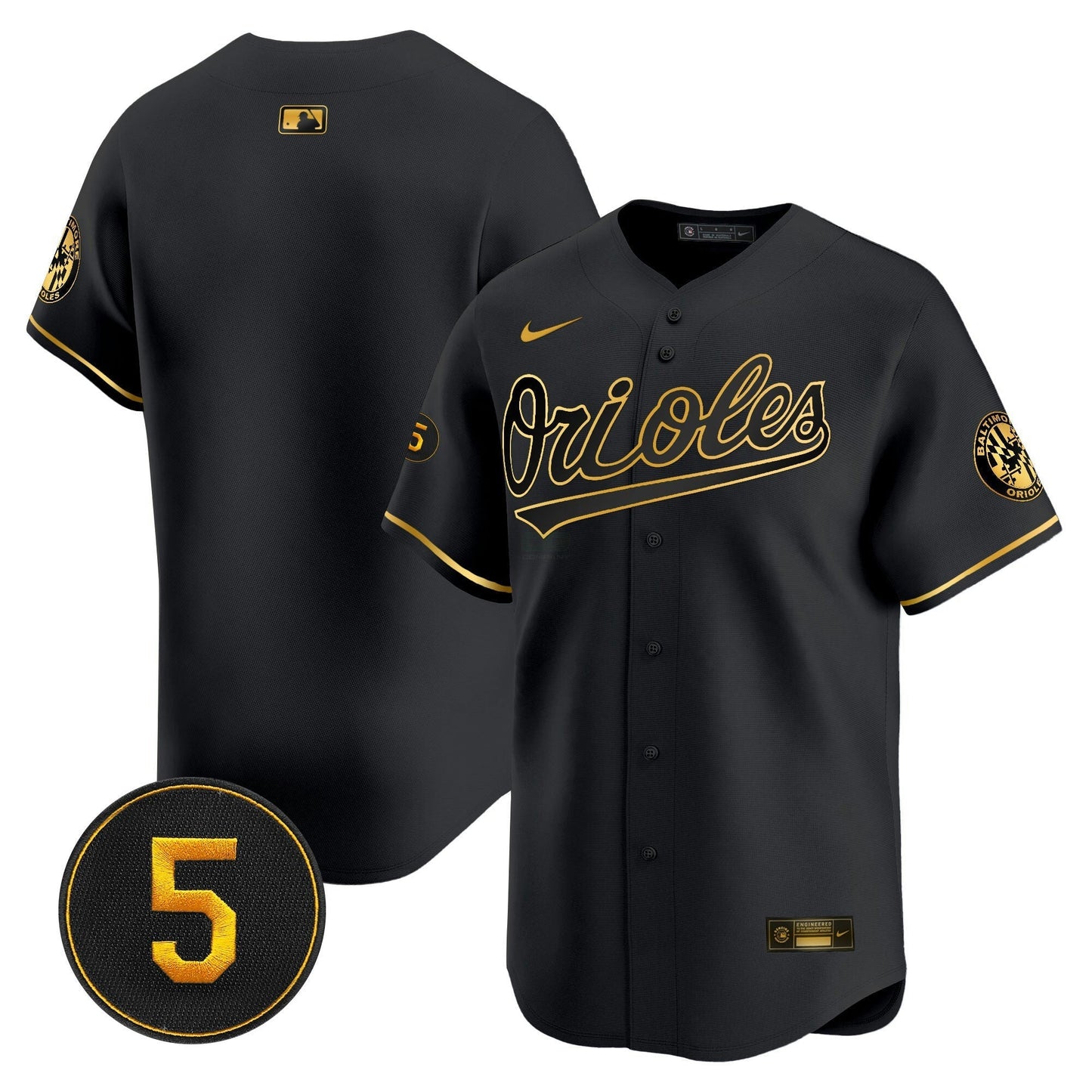 Camisa MLB Men’s Baltimore Robinson Patch Vapor Premier Limited Jersey