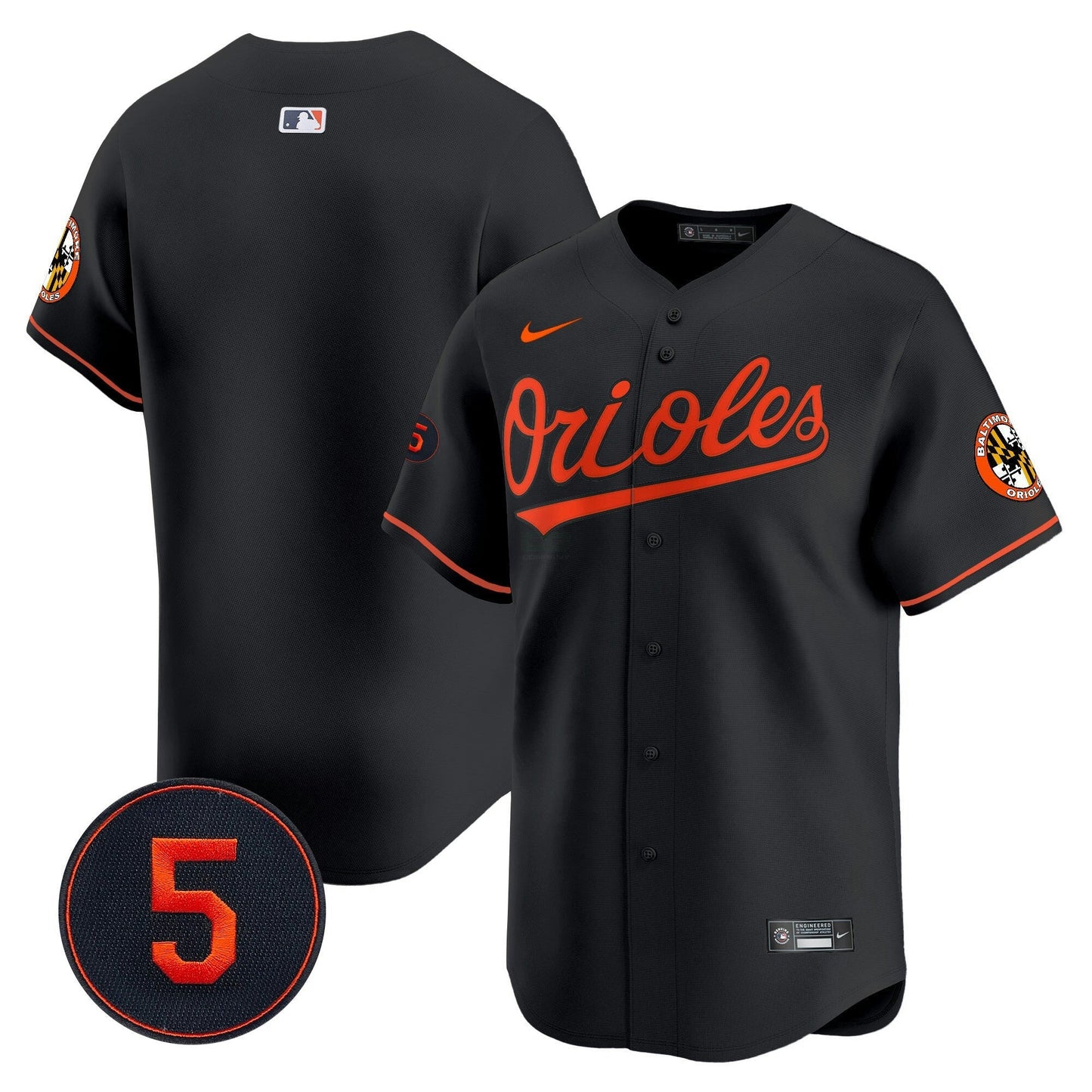 Camisa MLB Men’s Baltimore Robinson Patch Vapor Premier Limited Jersey