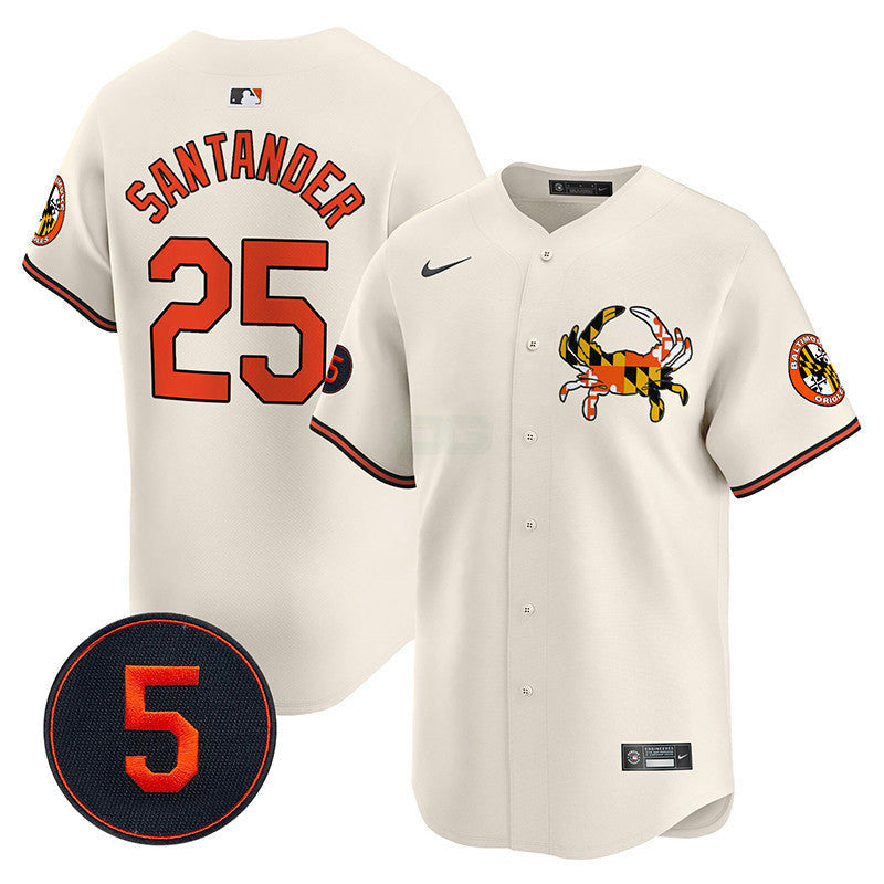 Camisa MLB Men’s Baltimore Robinson Patch Vapor Premier Limited Jersey V3