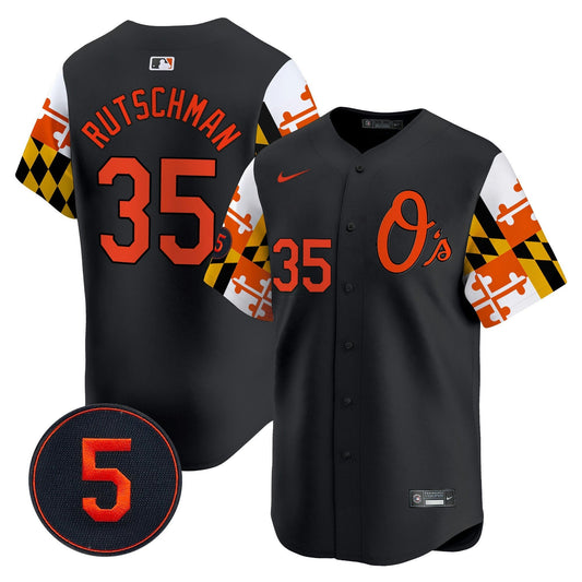 Camisa MLB Men’s Baltimore Robinson Patch Vapor Premier Limited Jersey V5