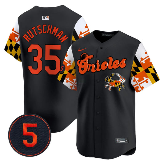 Camisa MLB Men’s Baltimore Robinson Patch Vapor Premier Limited Jersey V7