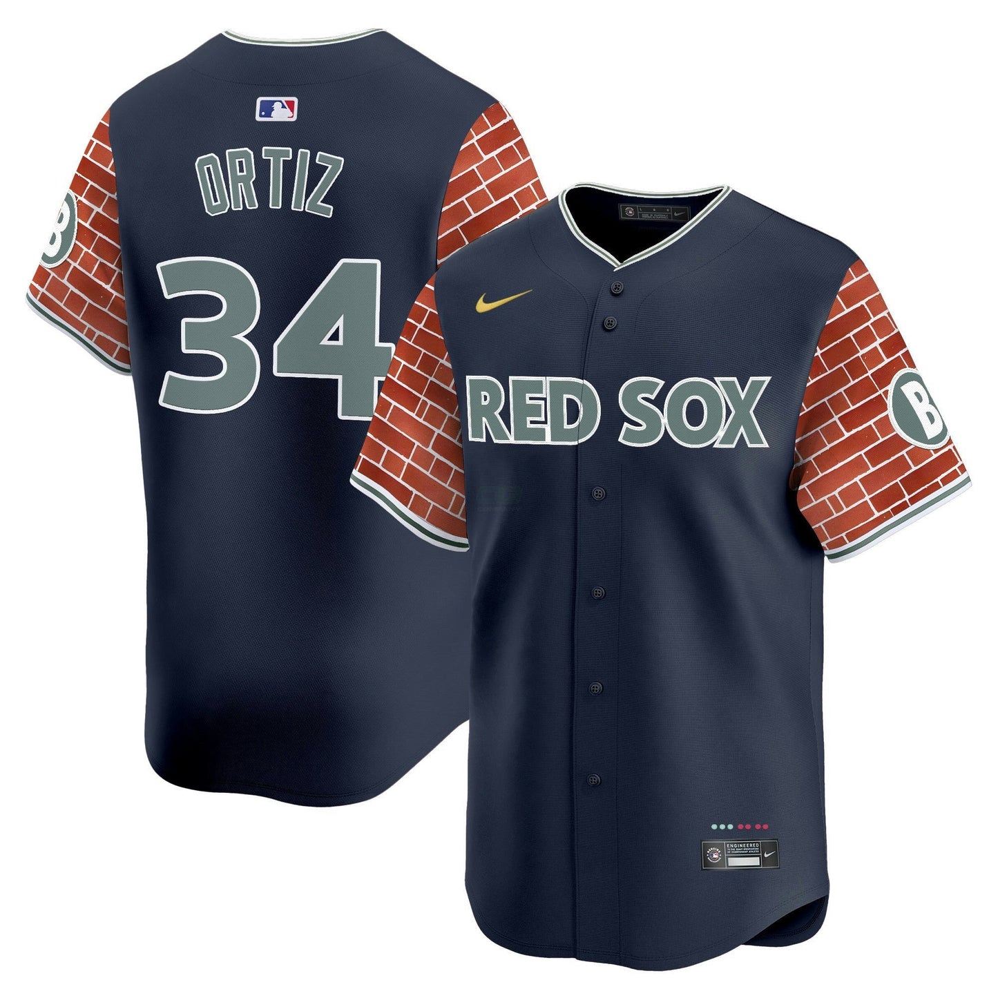 Camisa MLB Men’s Boston 2025 Fenway Red Brick Style Vapor Premier Limited Jersey – Stitched