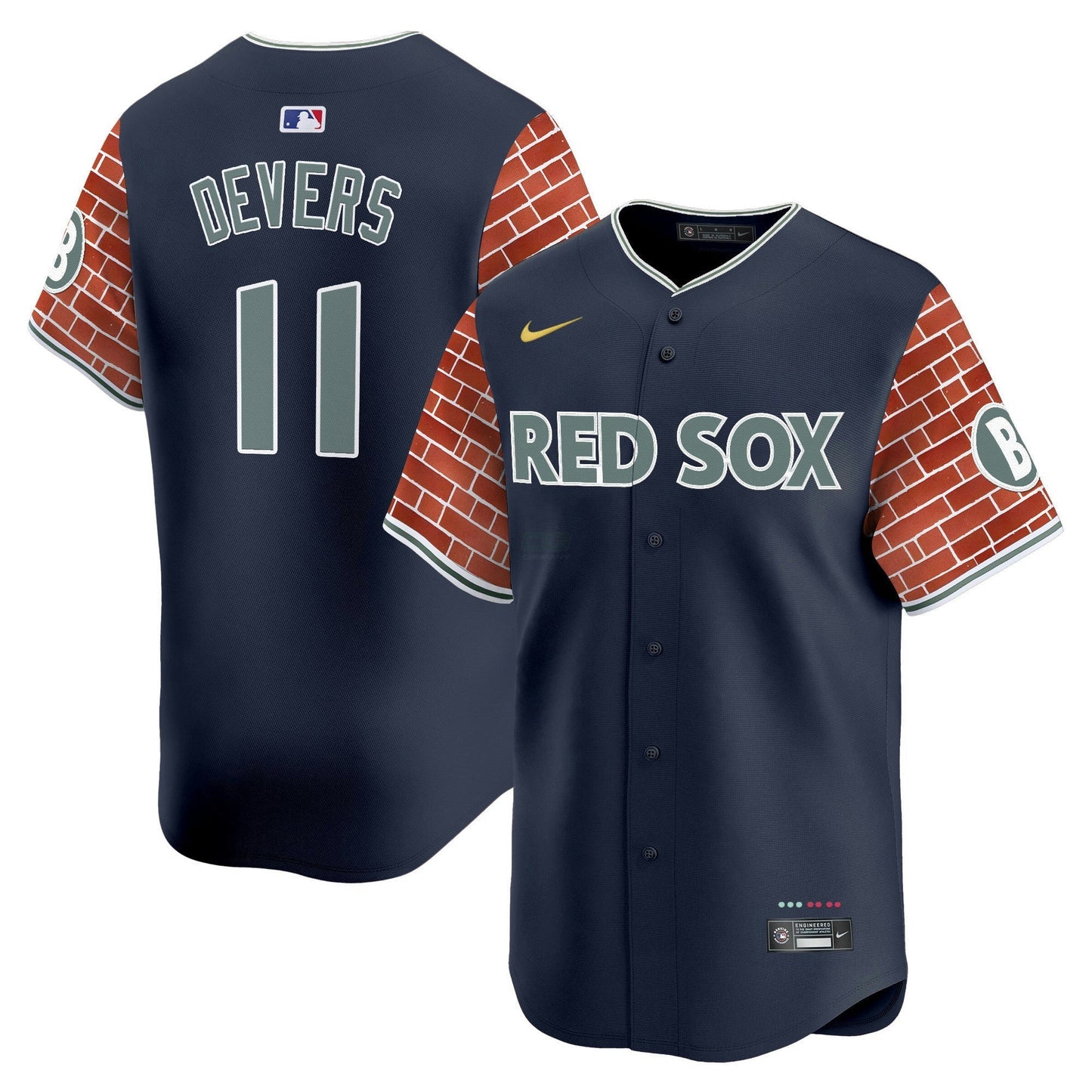 Camisa MLB Men’s Boston 2025 Fenway Red Brick Style Vapor Premier Limited Jersey – Stitched