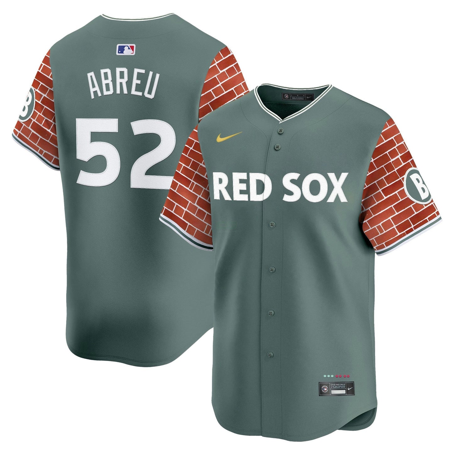 Camisa MLB Men’s Boston 2025 Fenway Red Brick Style Vapor Premier Limited Jersey – Stitched