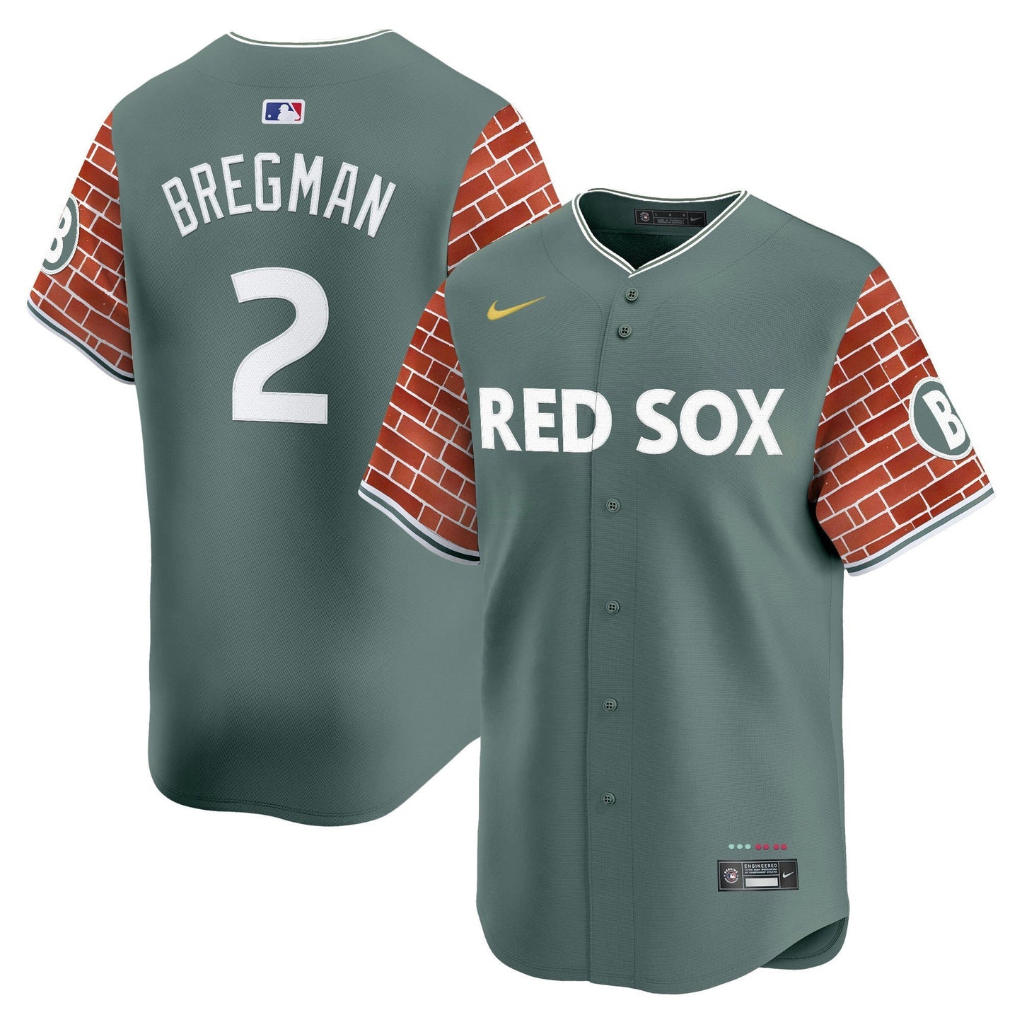 Camisa MLB Men’s Boston 2025 Fenway Red Brick Style Vapor Premier Limited Jersey – Stitched