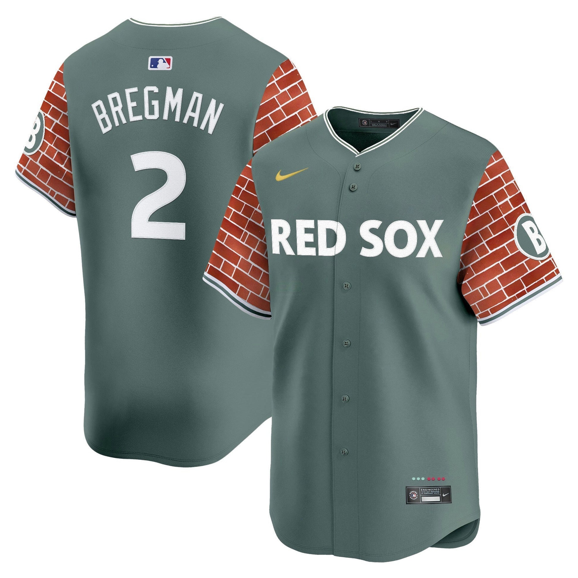 Camisa MLB Men’s Boston 2025 Fenway Red Brick Style Vapor Premier Limited Jersey – Stitched