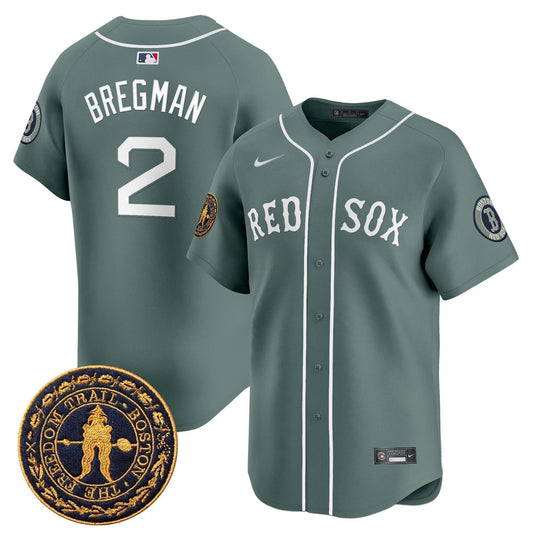 Camisa MLB Men’s Boston Freedom Trail Patch Vapor Premier Limited Jersey